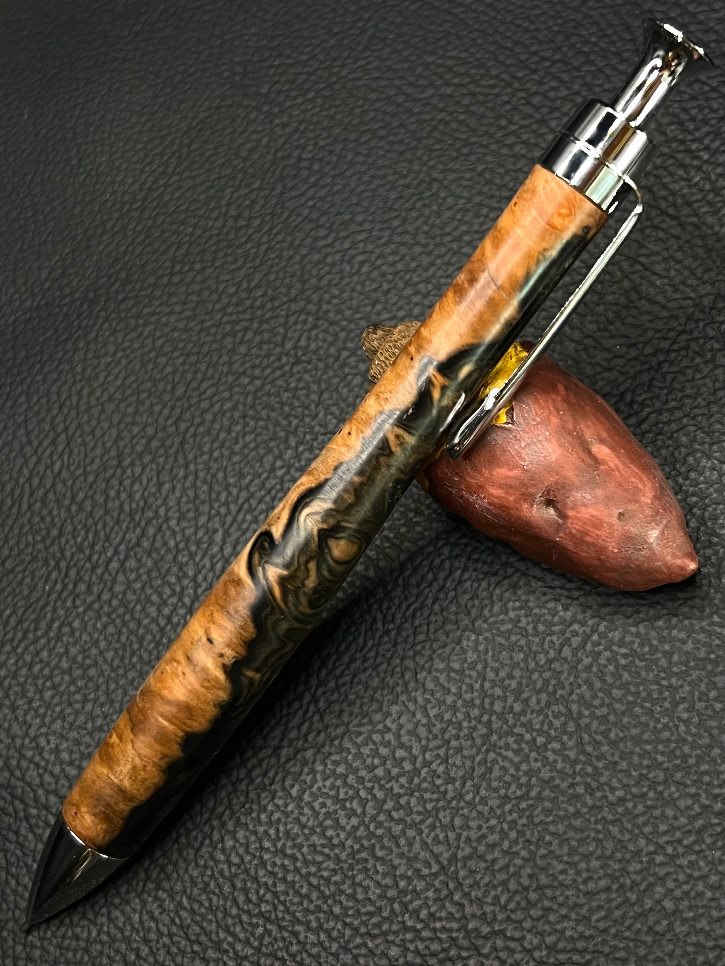 1 黒檀瘤 極上杢 | こぶた工房