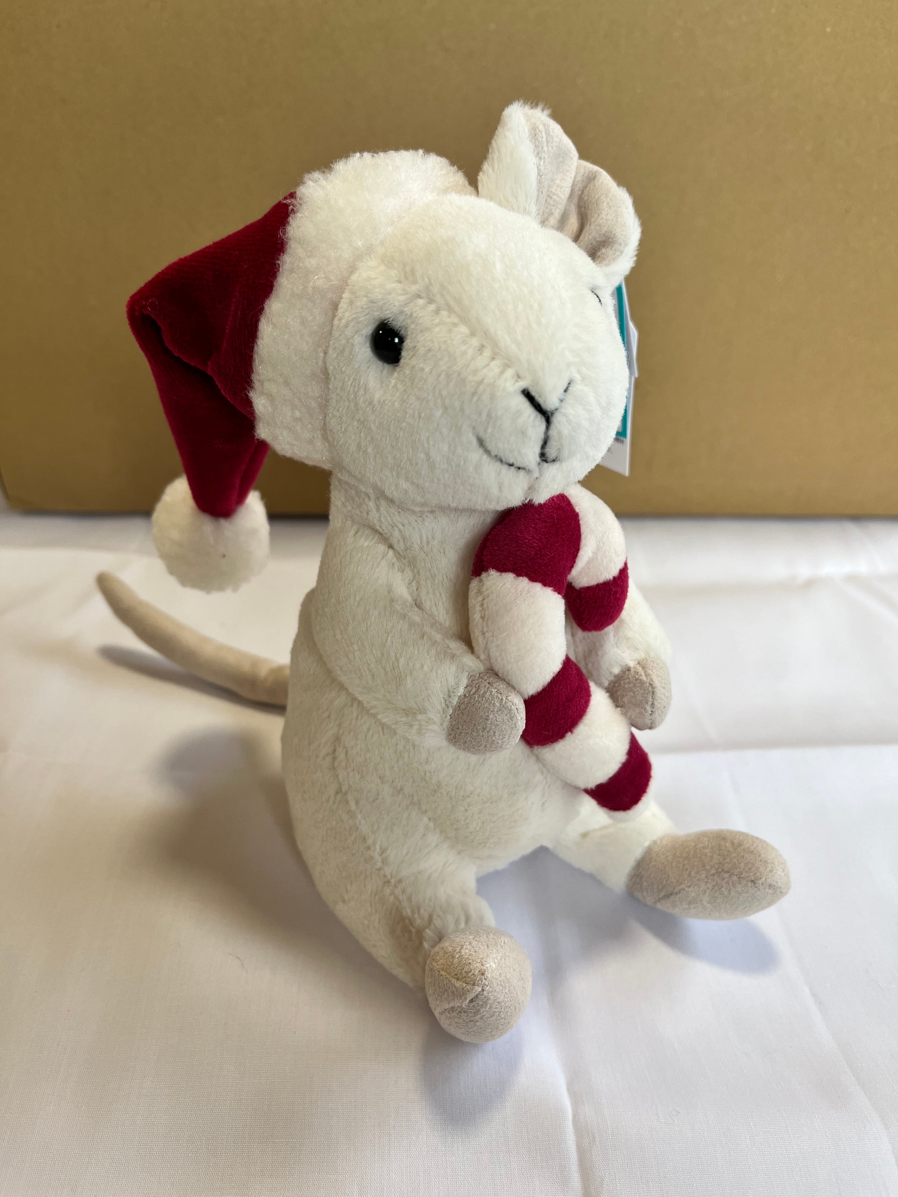 Jellycat Merry Mouse Candy Cane ぬいぐるみ ねずみ クリスマス
