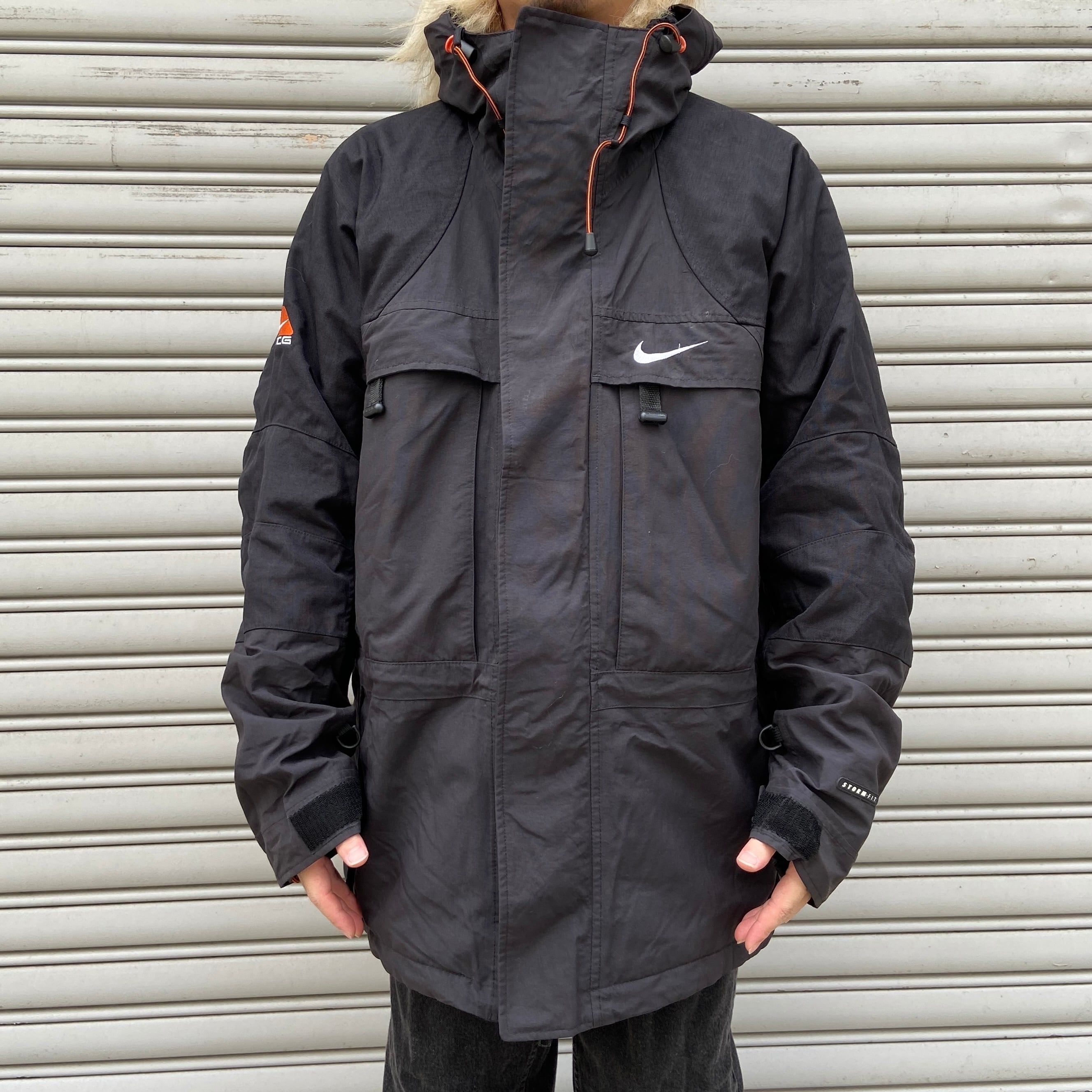 名作90s NIKEACG ナイキ ストームフィット マウンテンパーカー 黒 L