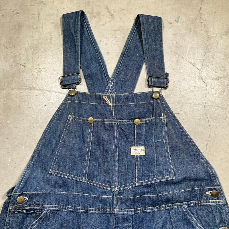 40's 50's HERCULES ヘラクレス デニムオーバーオール ワークウェア