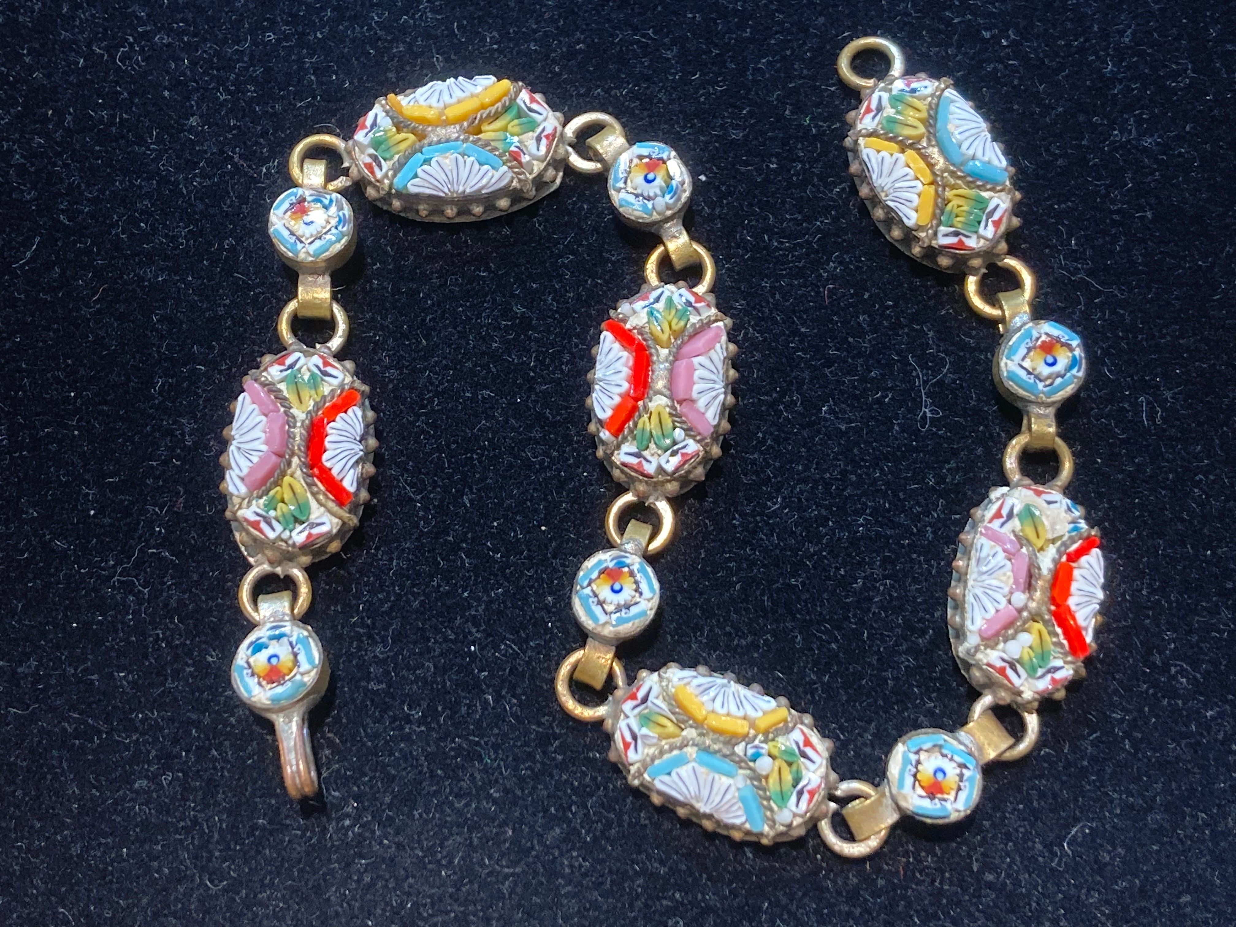 モザイクガラス】マイクロモザイクブレスレット | ヴェネチアン