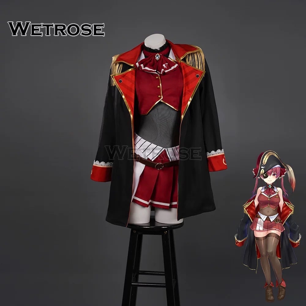 ホロライブ】宝鐘マリン コスプレ 衣装 高品質 通常衣装 マリン 船長