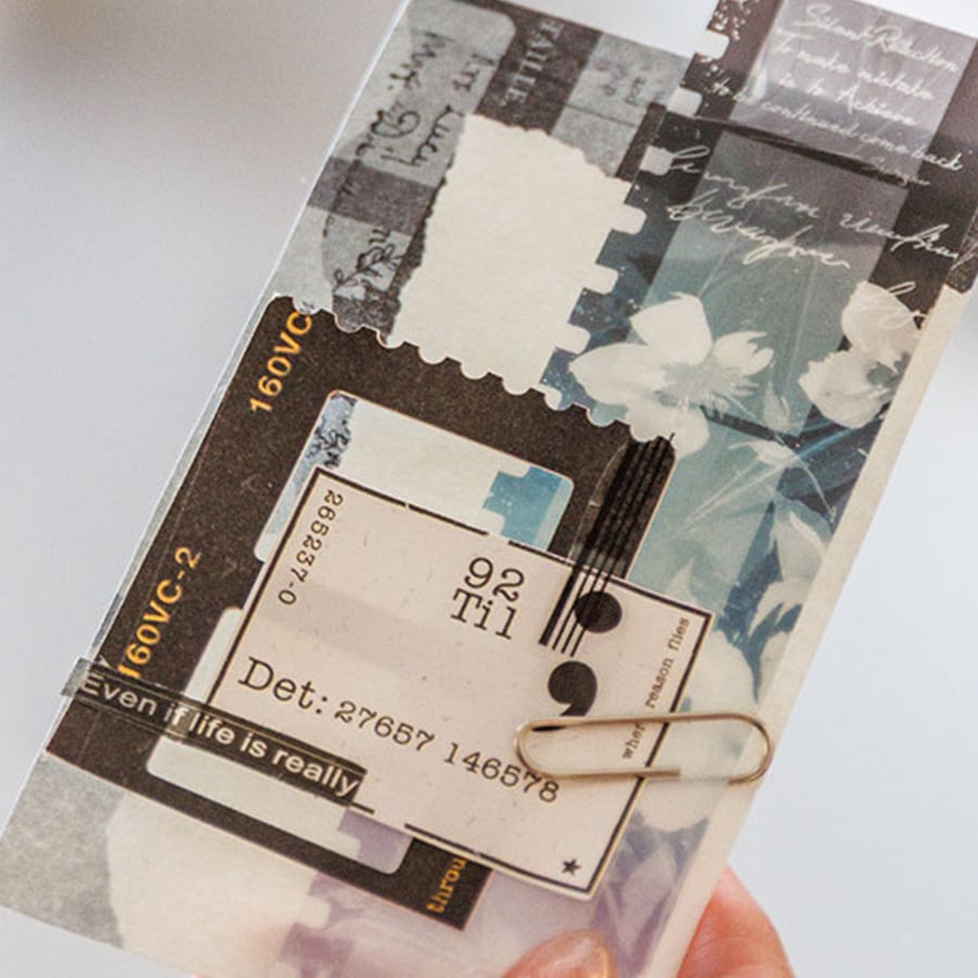 フィルム紙ものコラージュ素材ボックス（60枚入り） 】フィルムテーマ