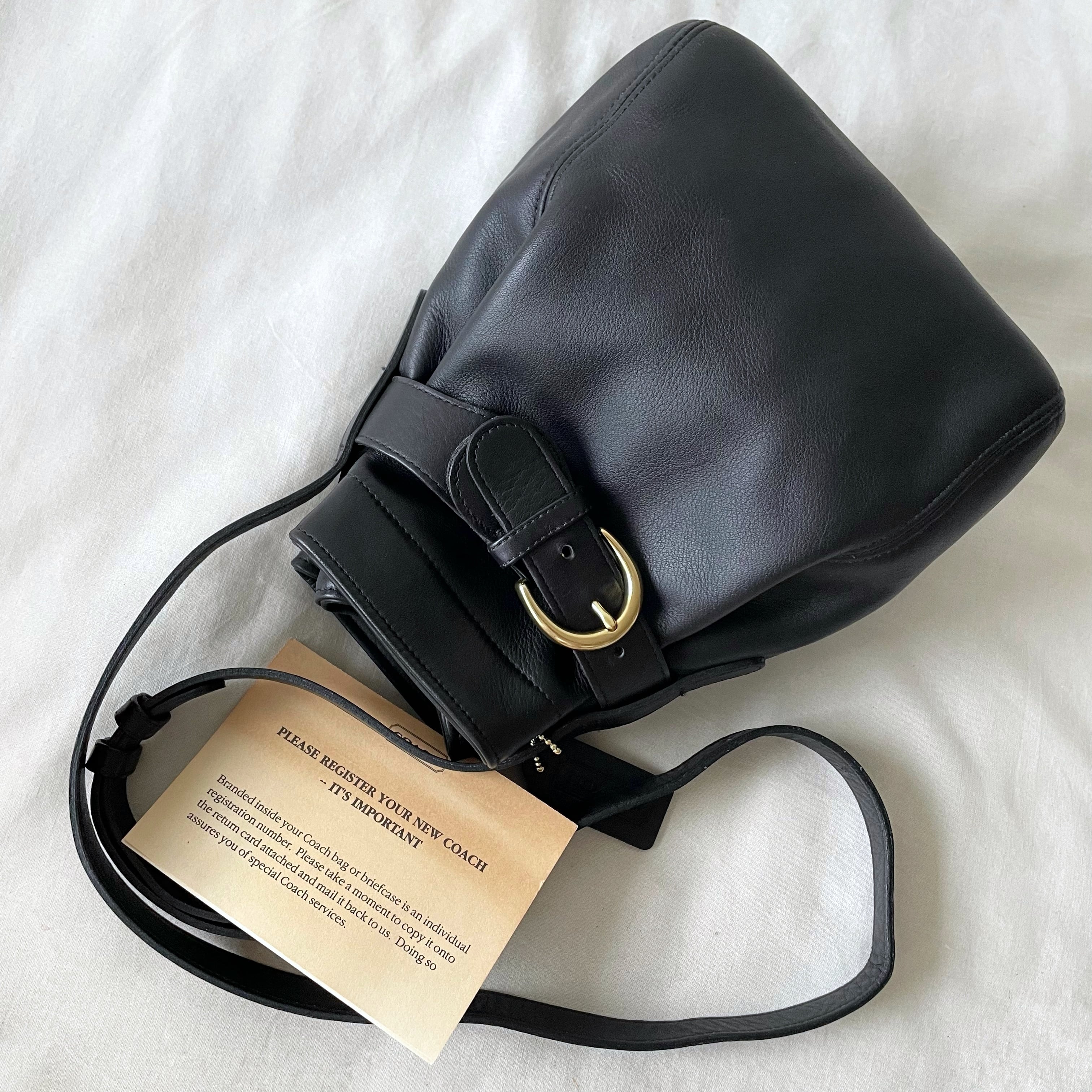 RARE VINTAGE COACH (OLD COACH オールドコーチ) SOHO BELTED POUCH IN
