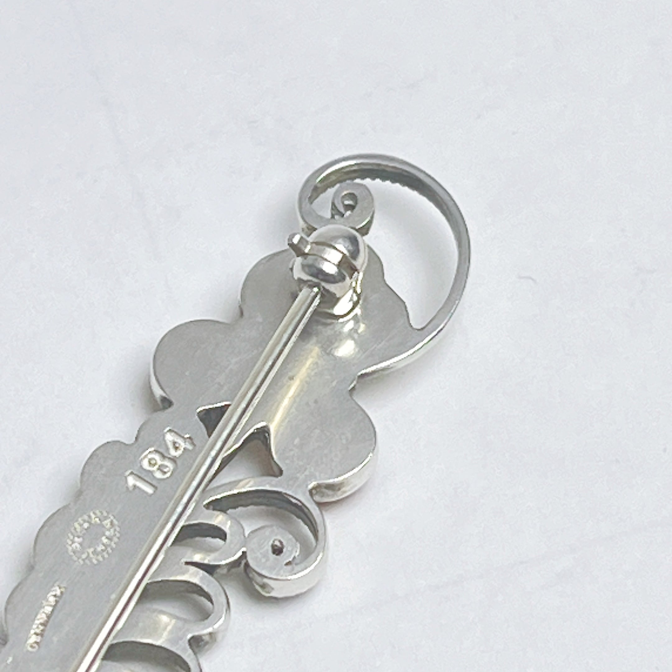 1287 ジョージジェンセン ボール カーネリアン ブローチ 184 925 | LiLi