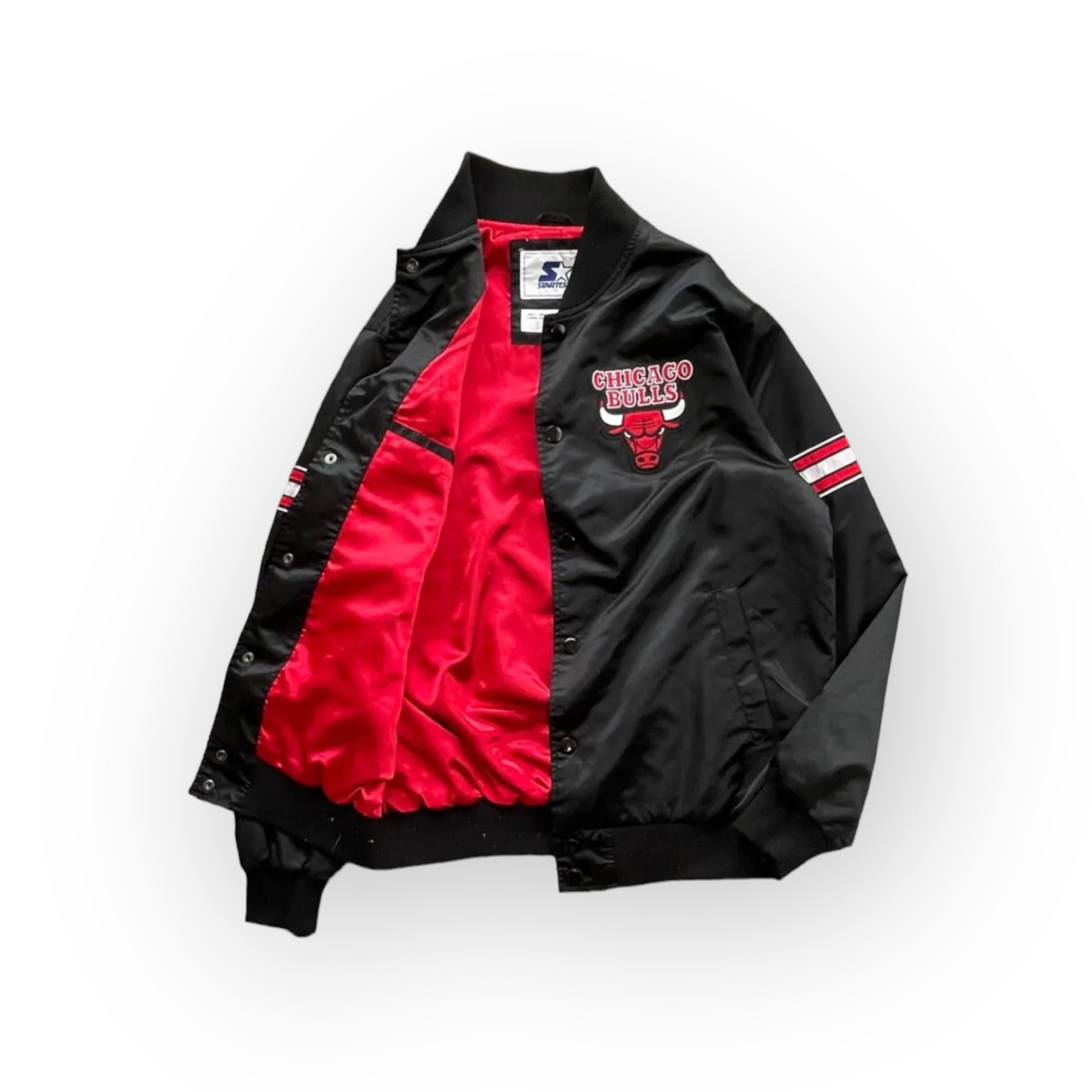 STARTER NBA Chicago Bulls Studium Jacket L Size スターター シカゴ