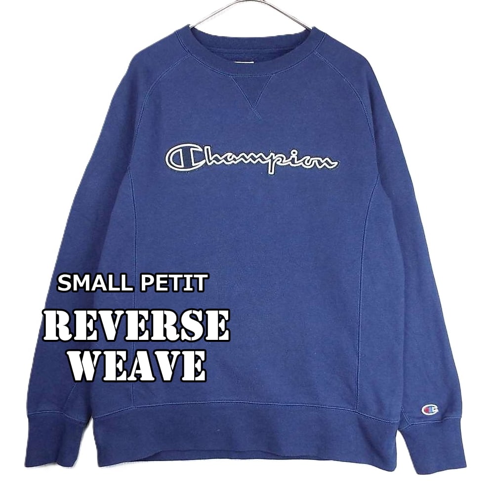 チャンピオン】レディース Sサイズ｜Champion パッチロゴ 袖ロゴ V