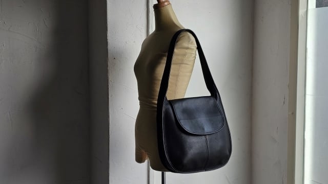 オールドコーチ ☆ USA製 レザー エルゴ フラップ ワンショルダー