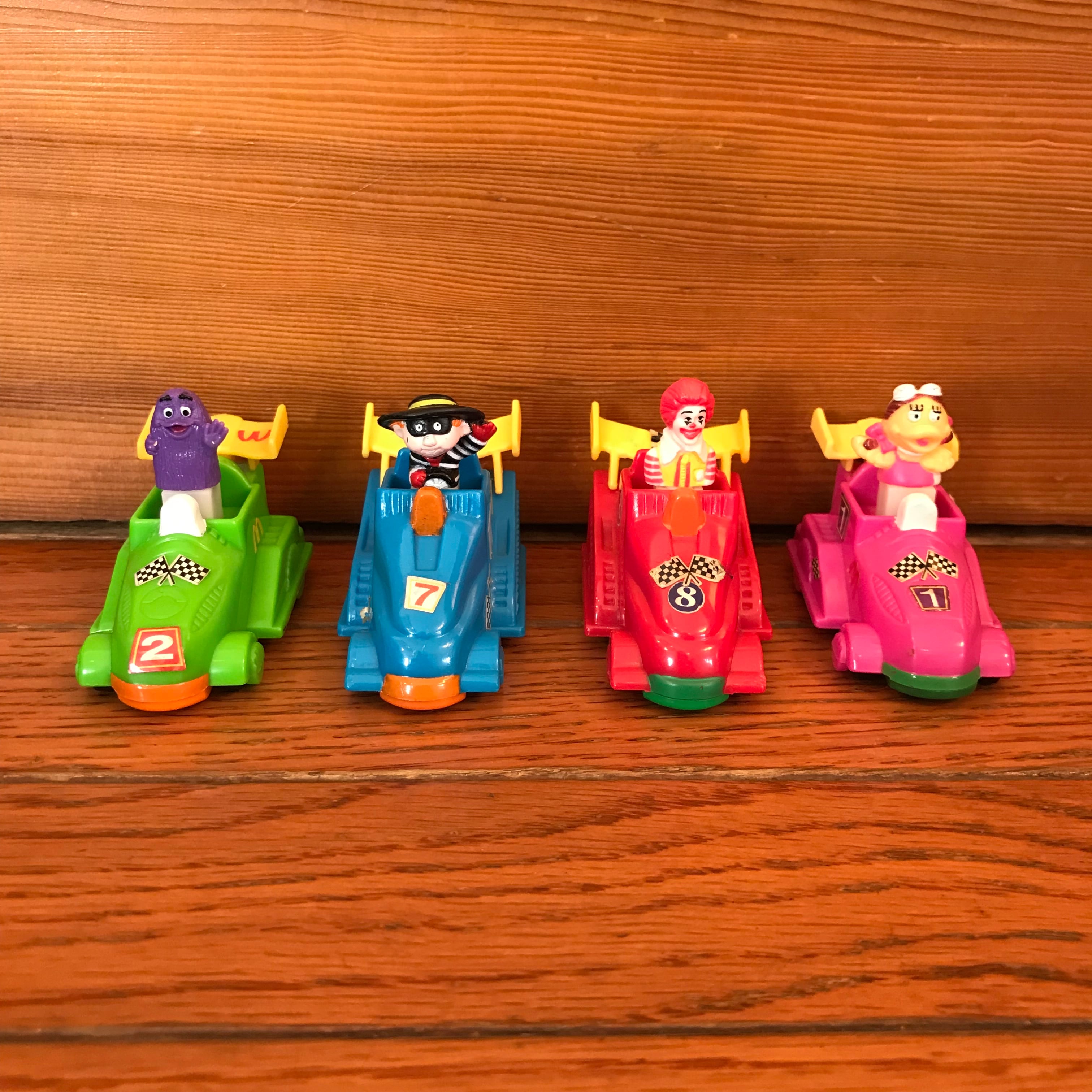 95' マクドナルドトイ 『マックターボ』全4種類コンプリートセット