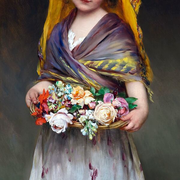 花（贄田越郎画）