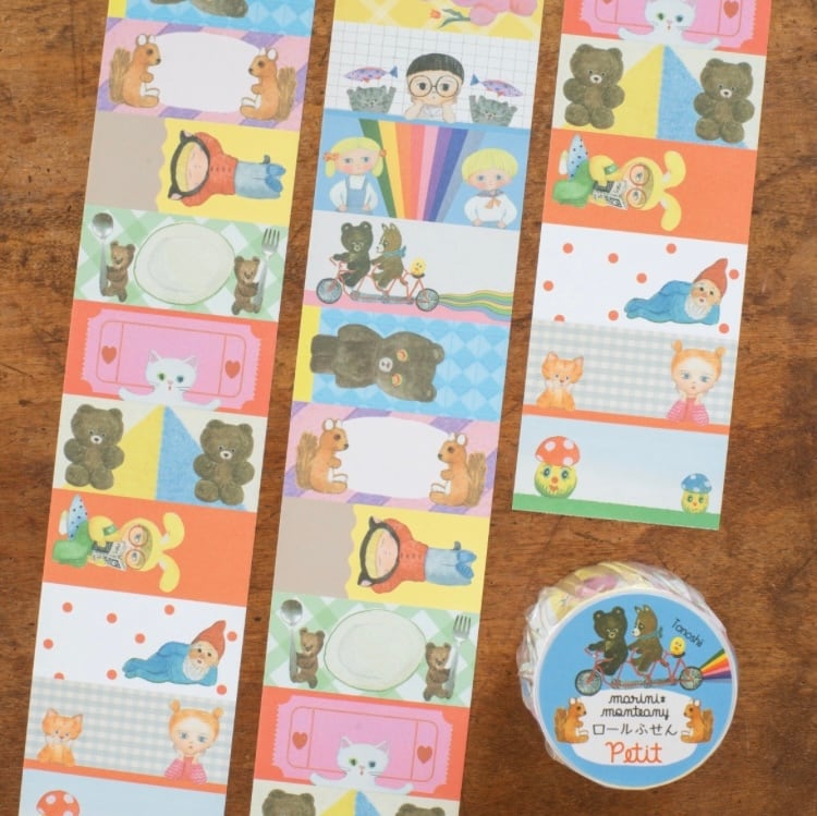 marini＊monteany ロールふせんpetit「Tanoshii」 | Macaroni