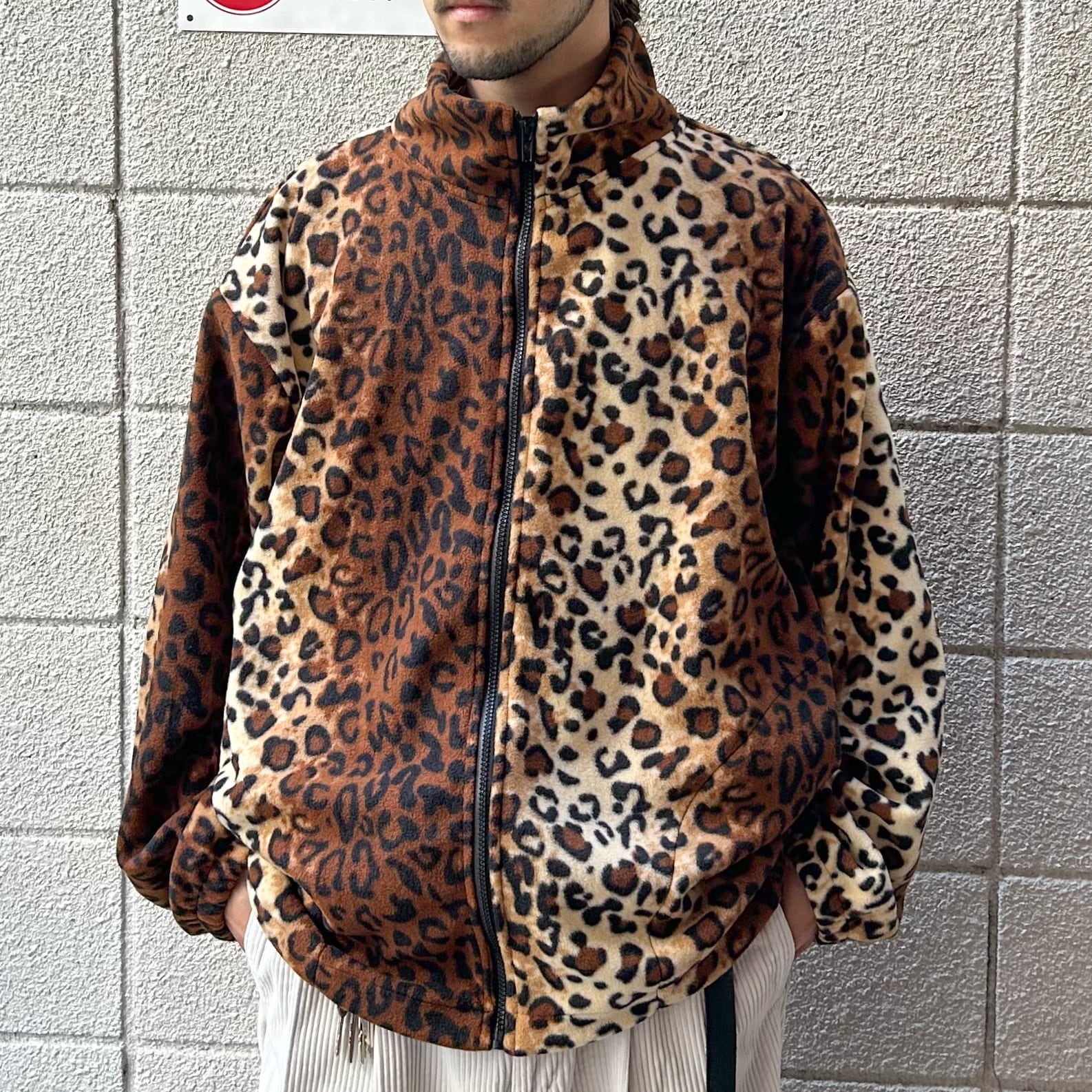 BLACK MOUNTAIN USA製 Leopard Fleece Jacket / ブラックマウンテン