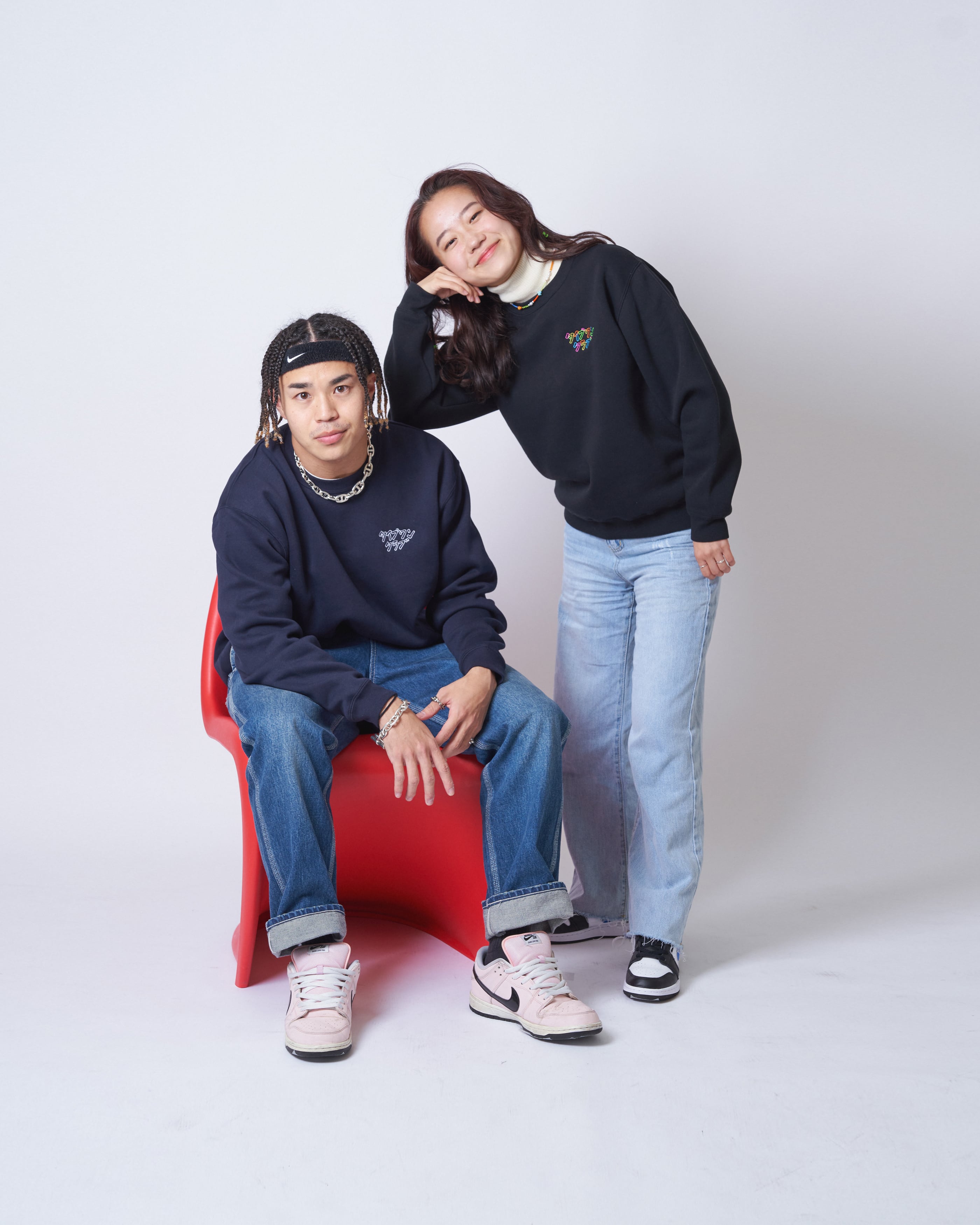 タイプワンクラブ トレーナー【ネイビー/ホワイト刺繍】 | TYPE1 CLUB