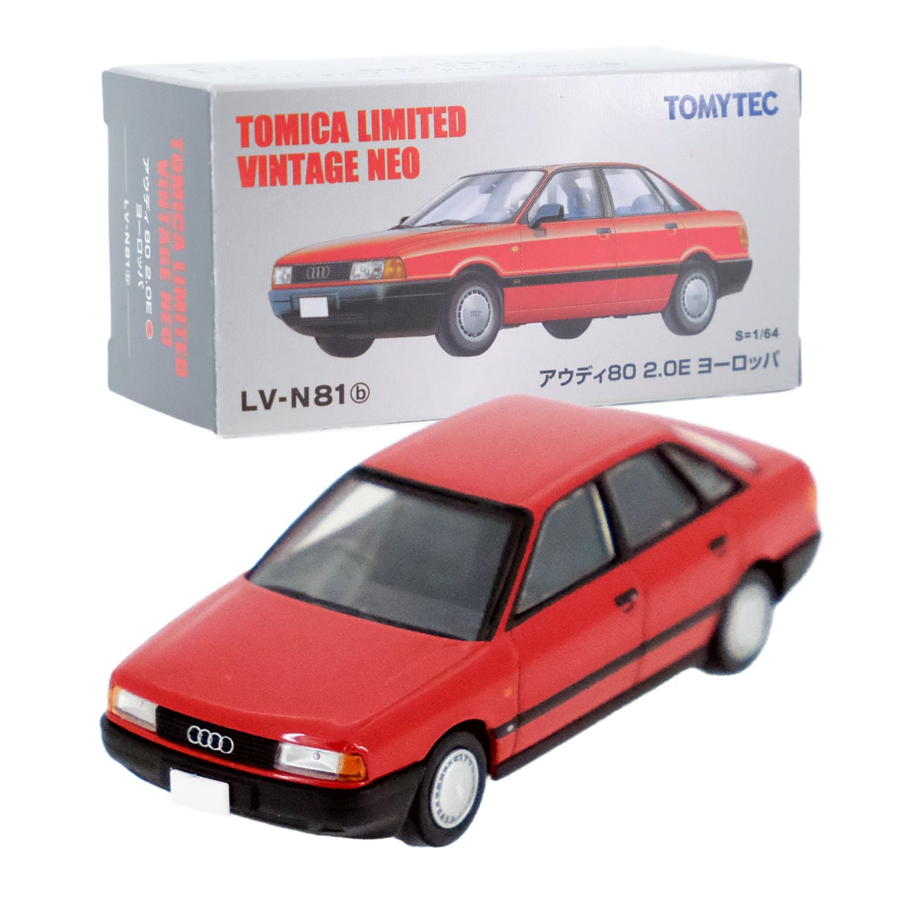 トミカリミテッドヴィンテージネオ LV-N86a アウディ 80 クワトロ