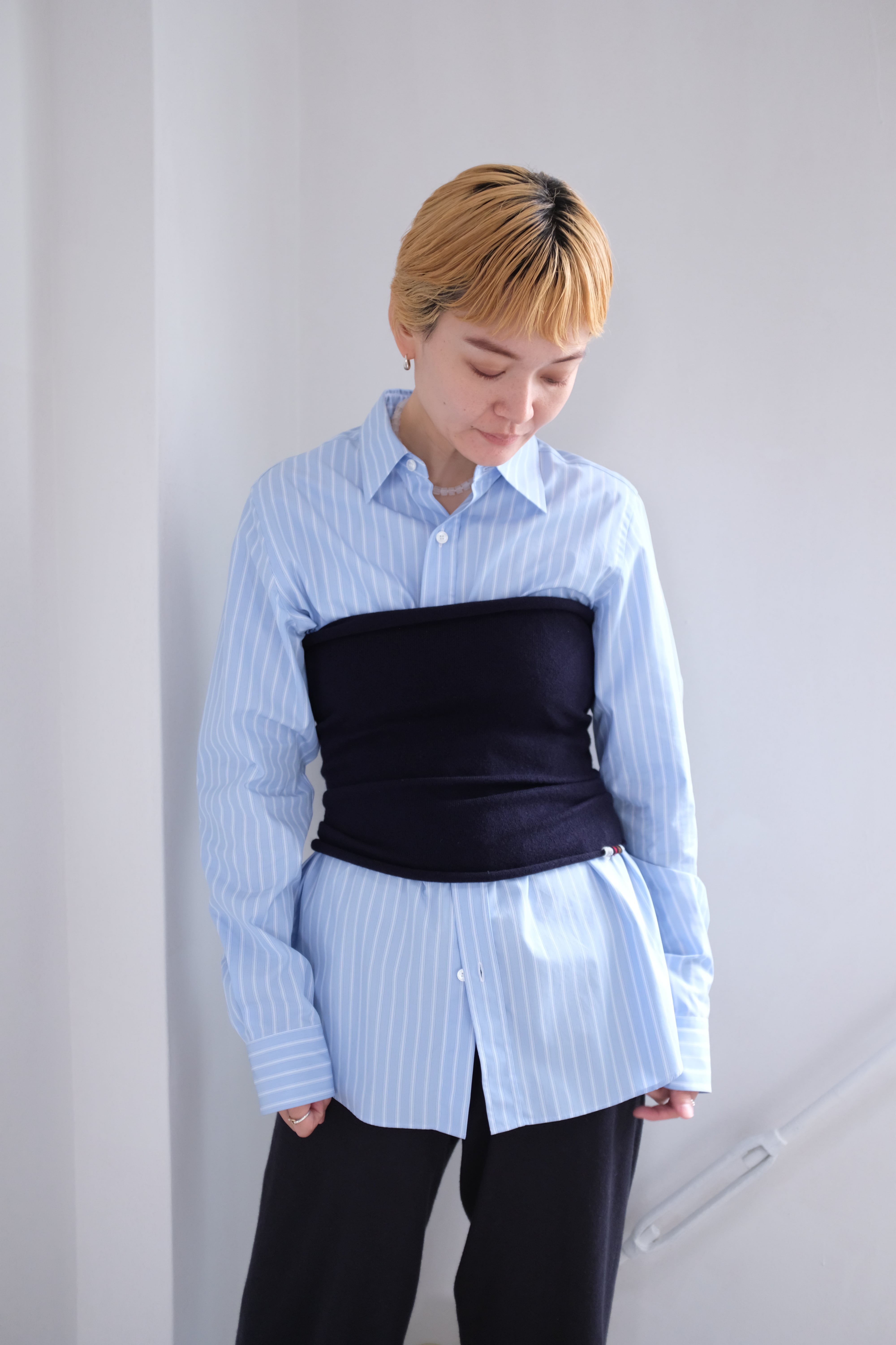 extreme cashmere] n°8 belt / navy | YES-姫路の美容院と服のお店YES