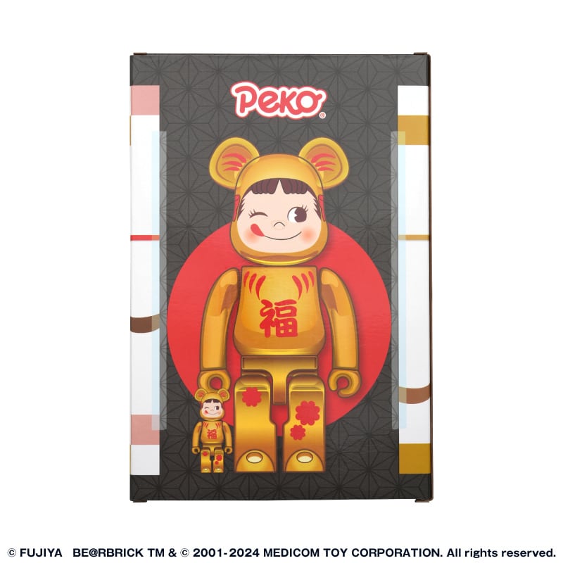 BE＠RBRICK 達磨 ペコちゃん & ポコちゃん 100% & 400%