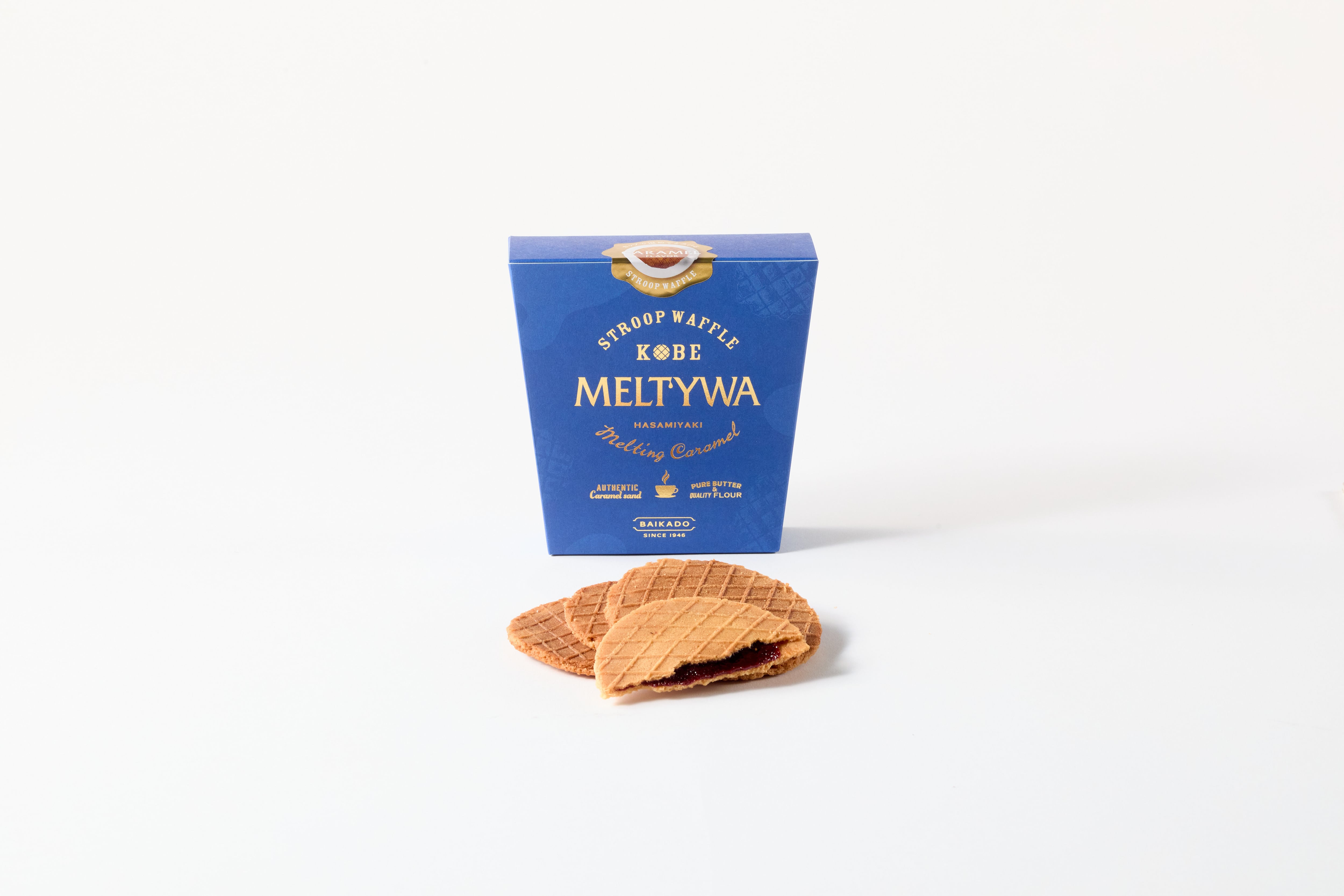 ストロープワッフル 神戸メルティワ キャラメル | Fruit Waffle KOBE