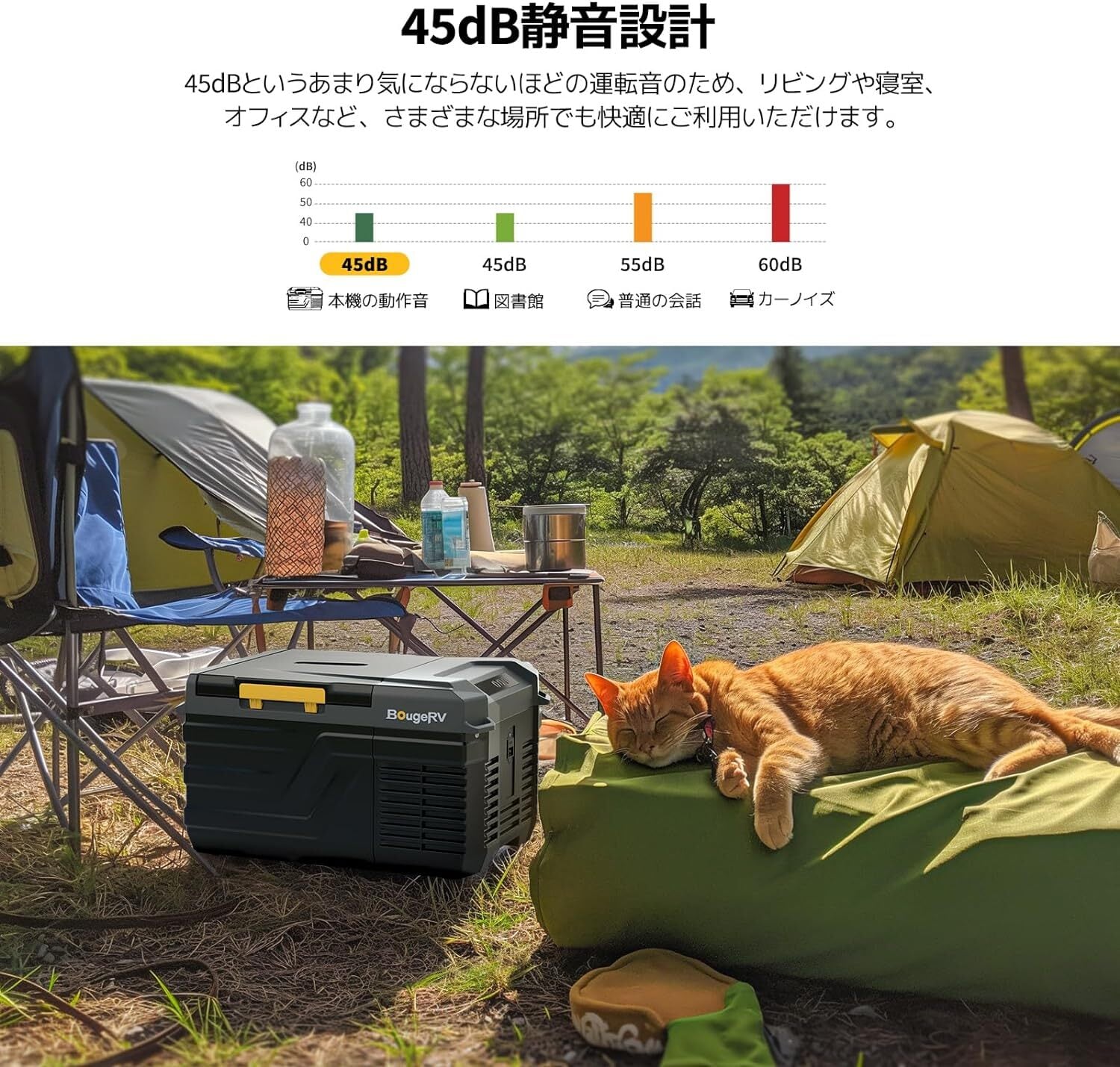 BougeRV ポータブル・車載冷蔵庫 CR Lite9L | Bord du lac