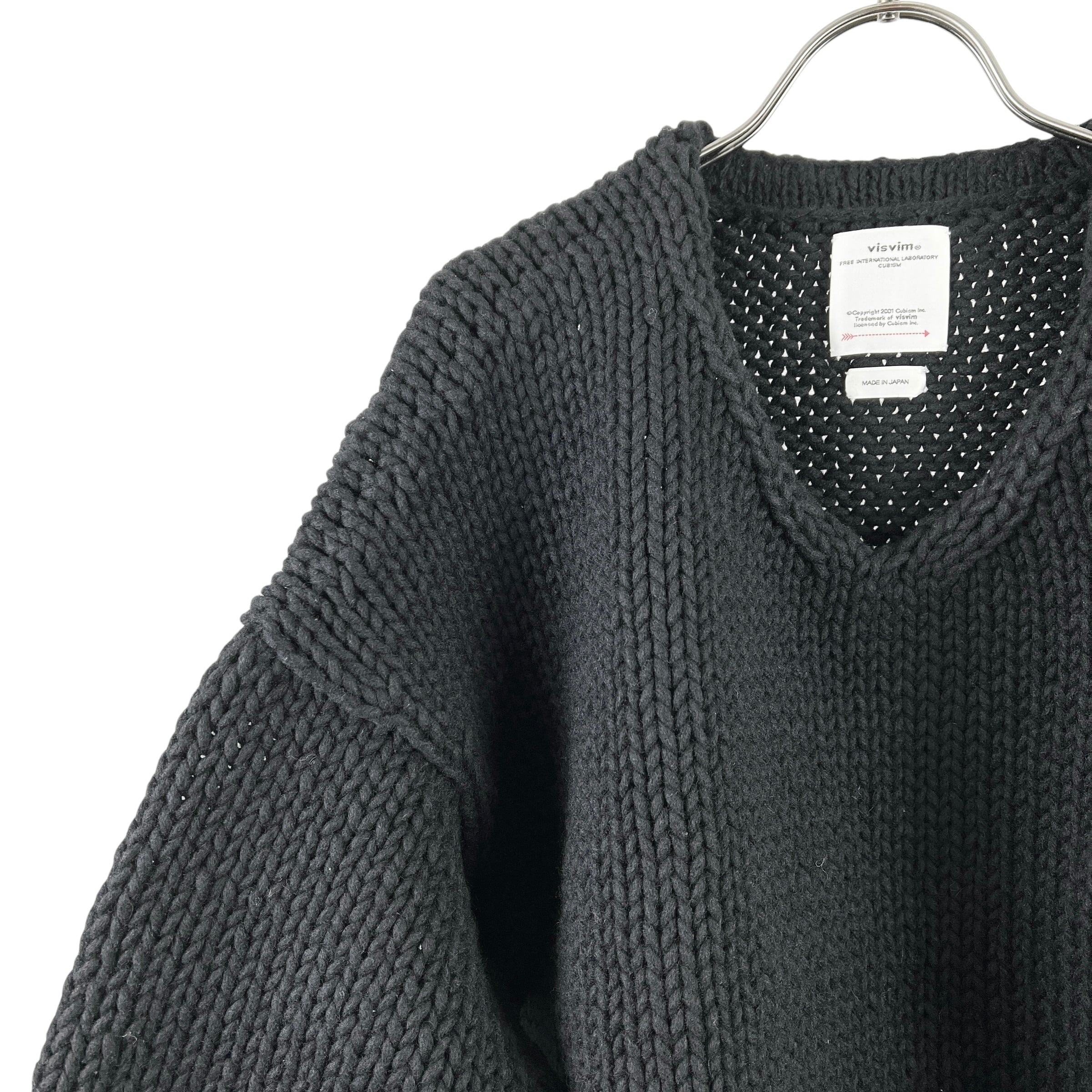 visvim 25AW COLLEGE V-NECK KNIT