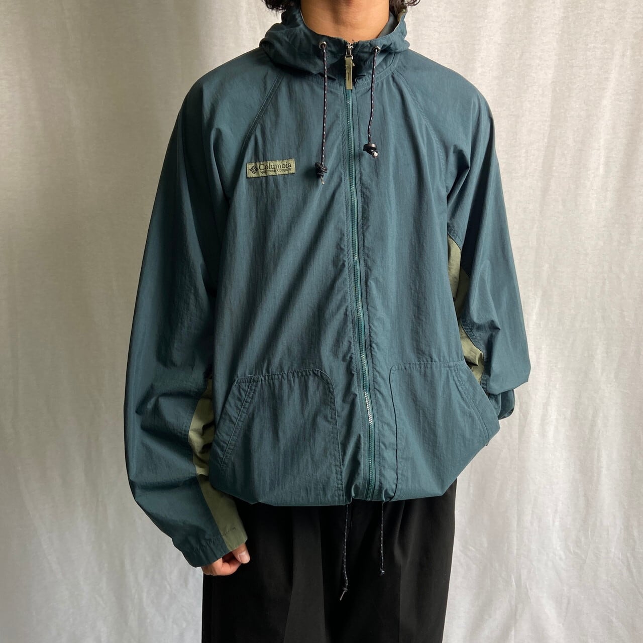 90年代 Columbia コロンビア ナイロンジャケット マウンテンジャケット