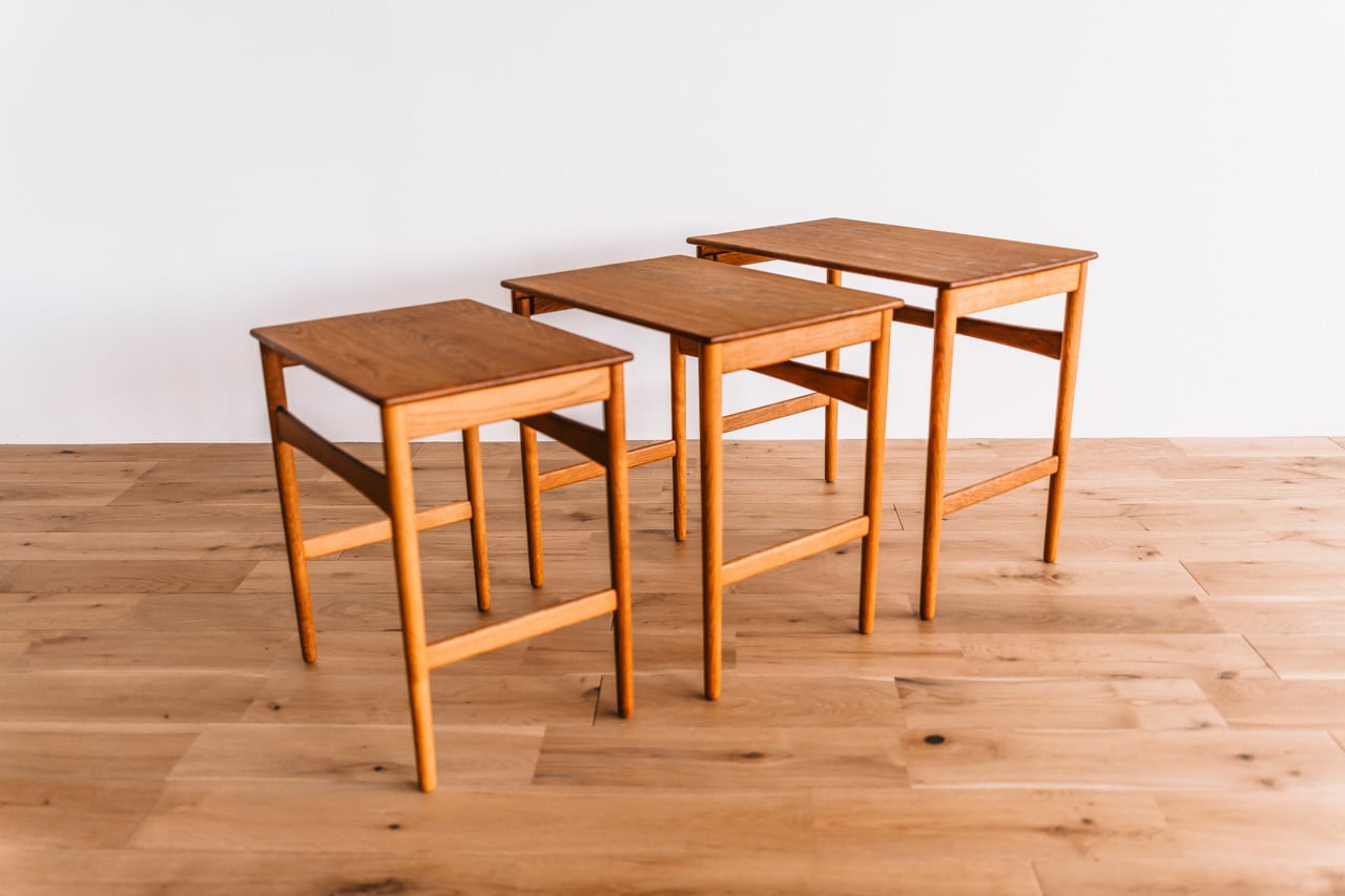 AT40 ネストテーブル｜Hans J Wegner（ウェグナー）｜オーク材