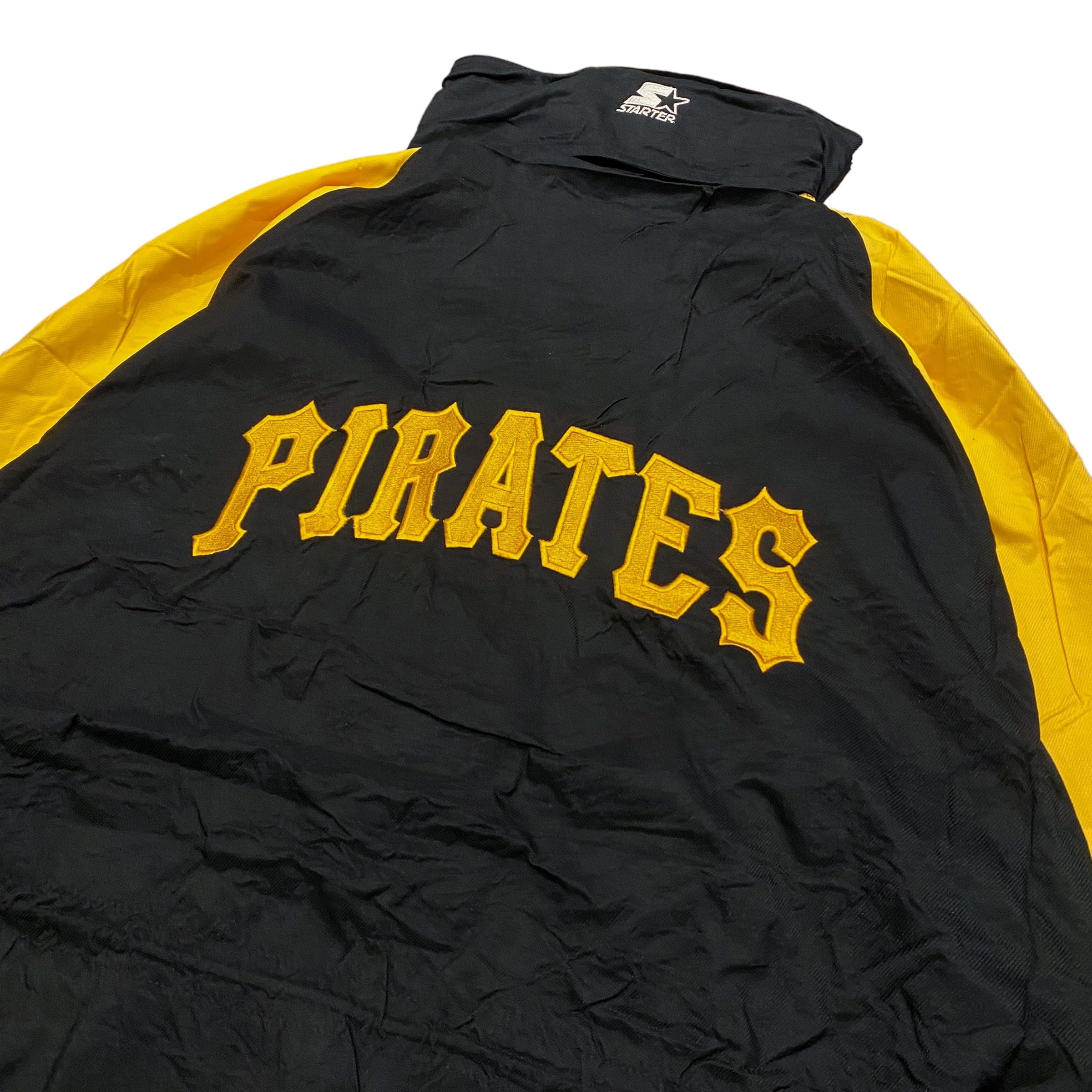 DEADSTOCK 90's Starter MLB Pittsburgh PIRATES Nylon Jaket L XL