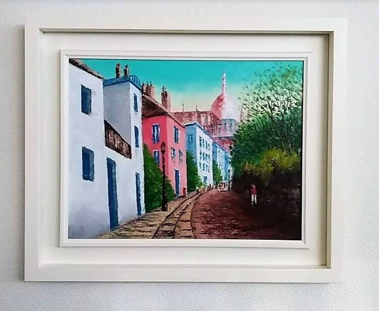 ☆桑山 茂☆「はな」油絵 10号 額縁セット ☆桑山 茂☆「はな」油絵 10