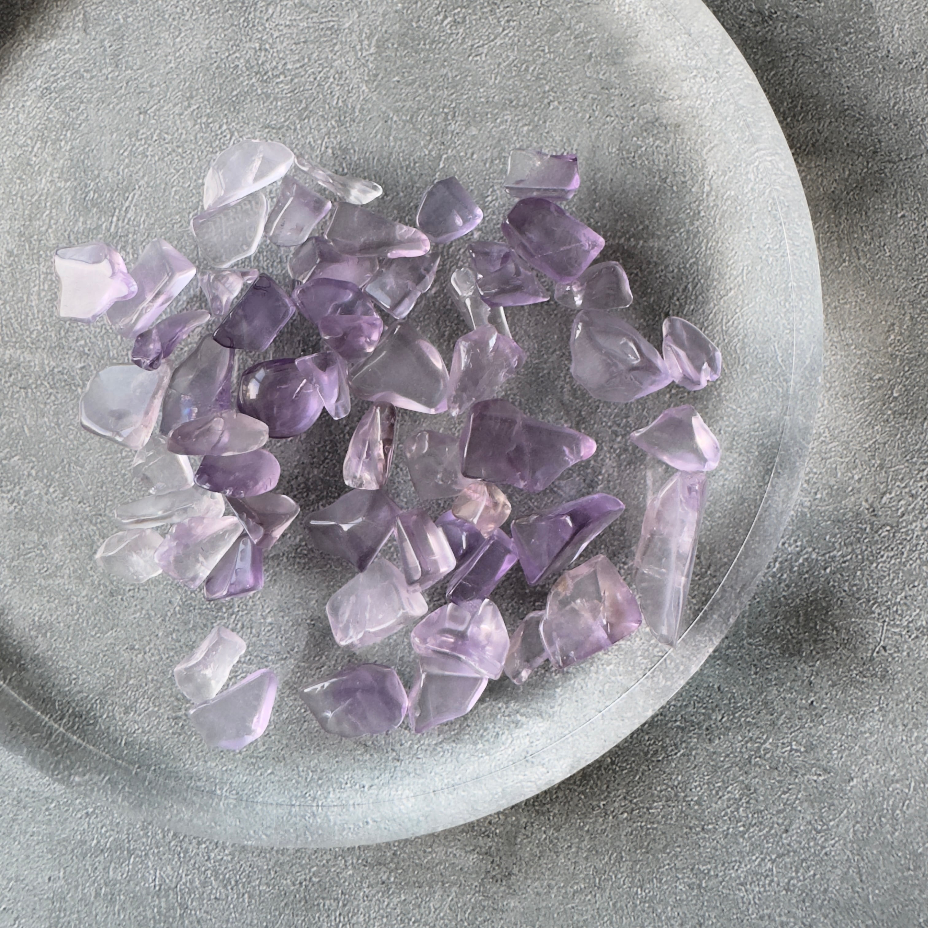Suye.】ラベンダーアメジスト【紫水晶】さざれ石 / 約20gセット