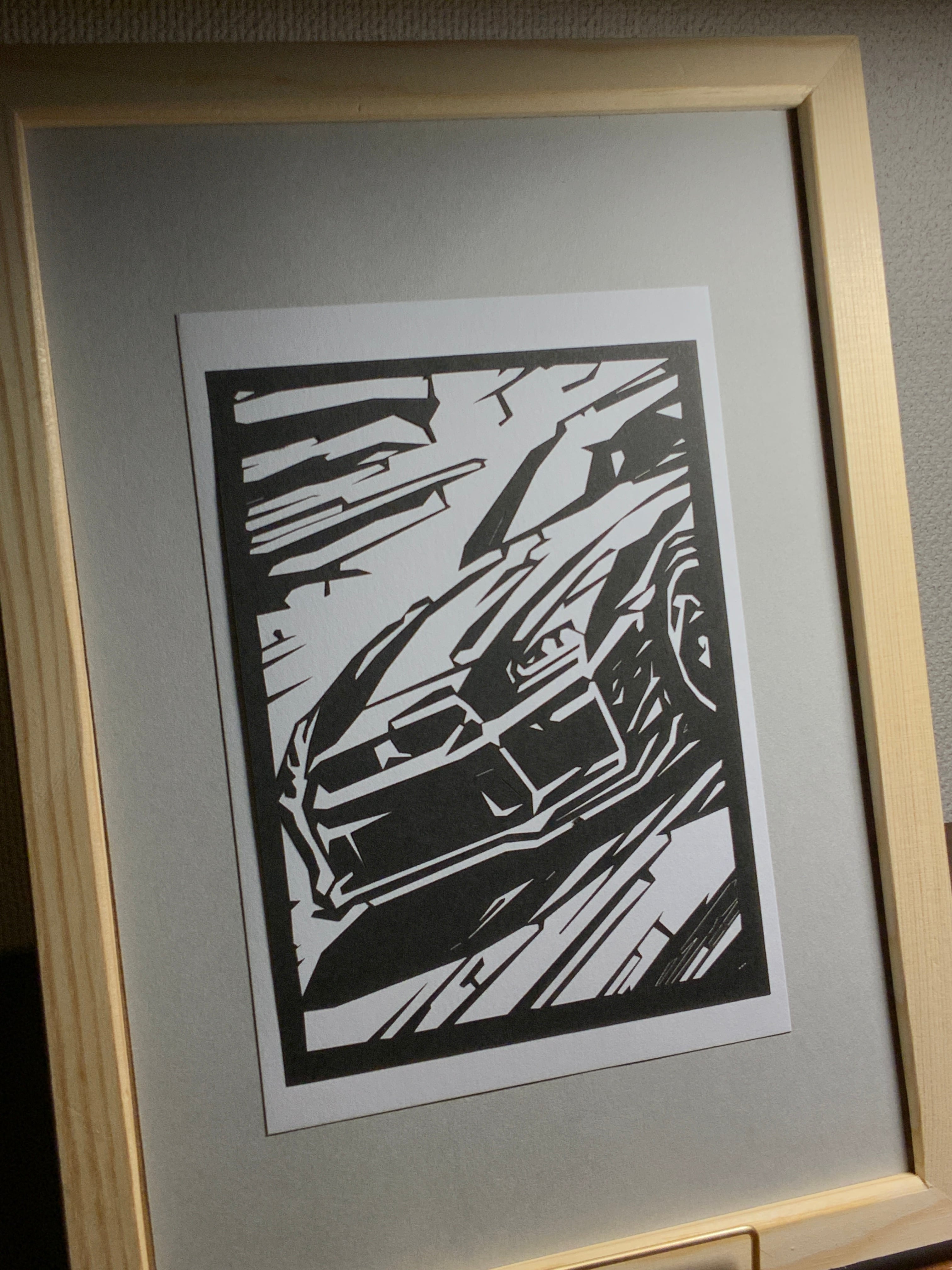 414-Car-GT-R切り絵 | Pay ID