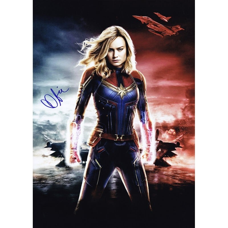 Captain Marvel(キャプテンマーベル) 【8名直筆サイン入りミニポスター