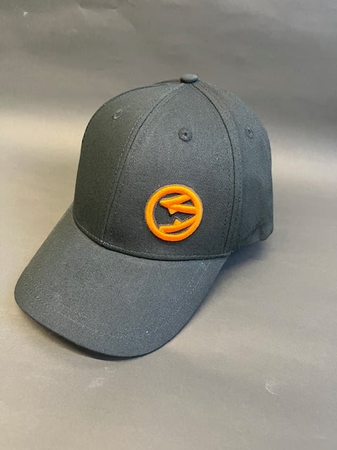 SQUADオリジナルキャップ BLACK×ORANGE 数量限定 ワッペンカスタム選択