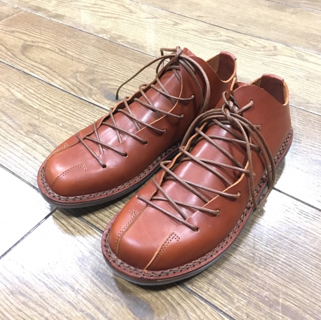 trippen トリッペン TYLER WAX レースアップシューズ color CUO-SM（赤