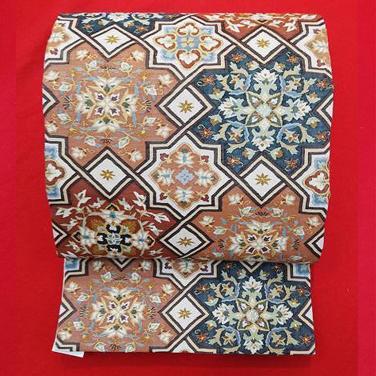 袋帯 R11030501 明綴れ 全通柄 未使用品 逸品袋帯 【リユース