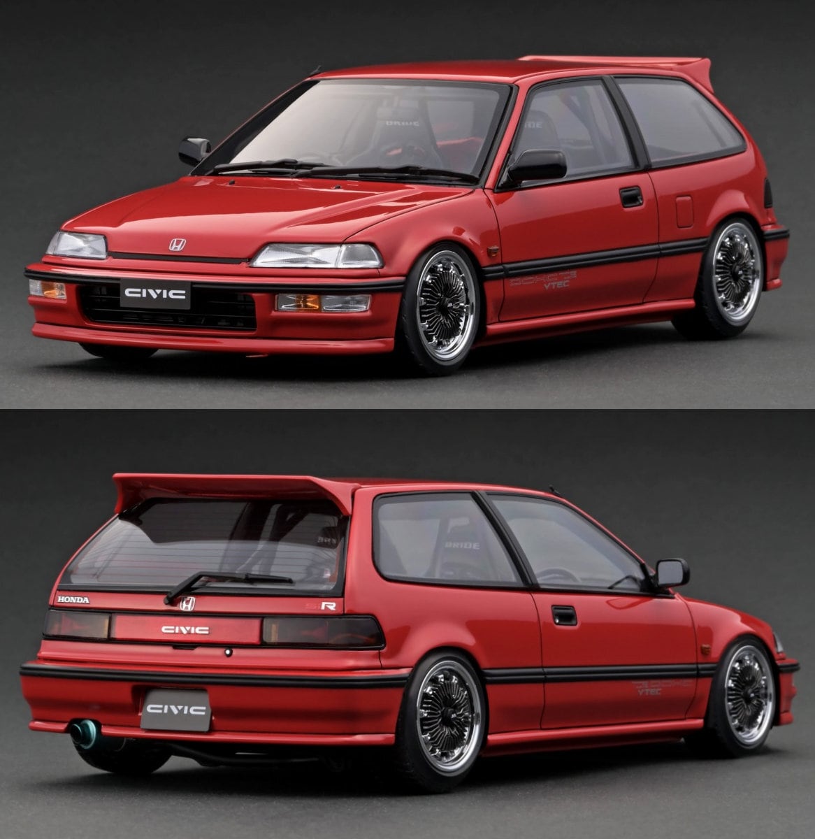 1/18 ホンダ シビック Honda CIVIC (EF9) SiR Red イグニッション