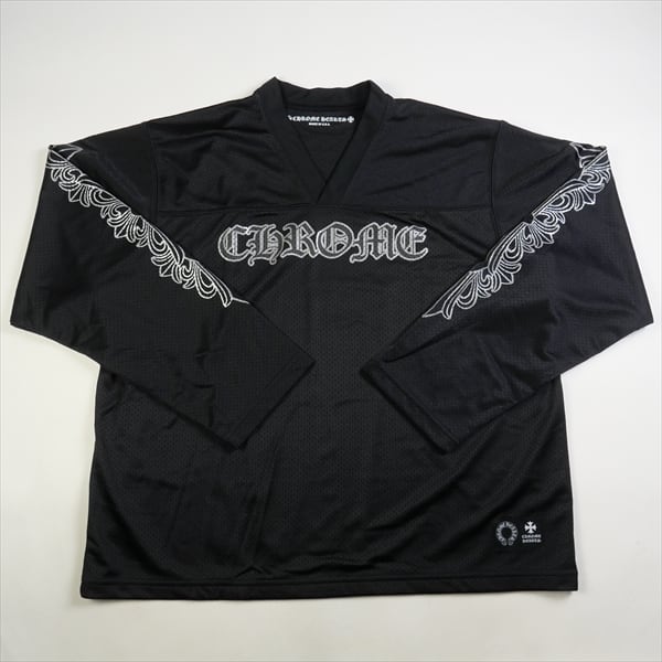 Size【L】 CHROME HEARTS クロム・ハーツ MESH WARM UP JERSEY BLACK