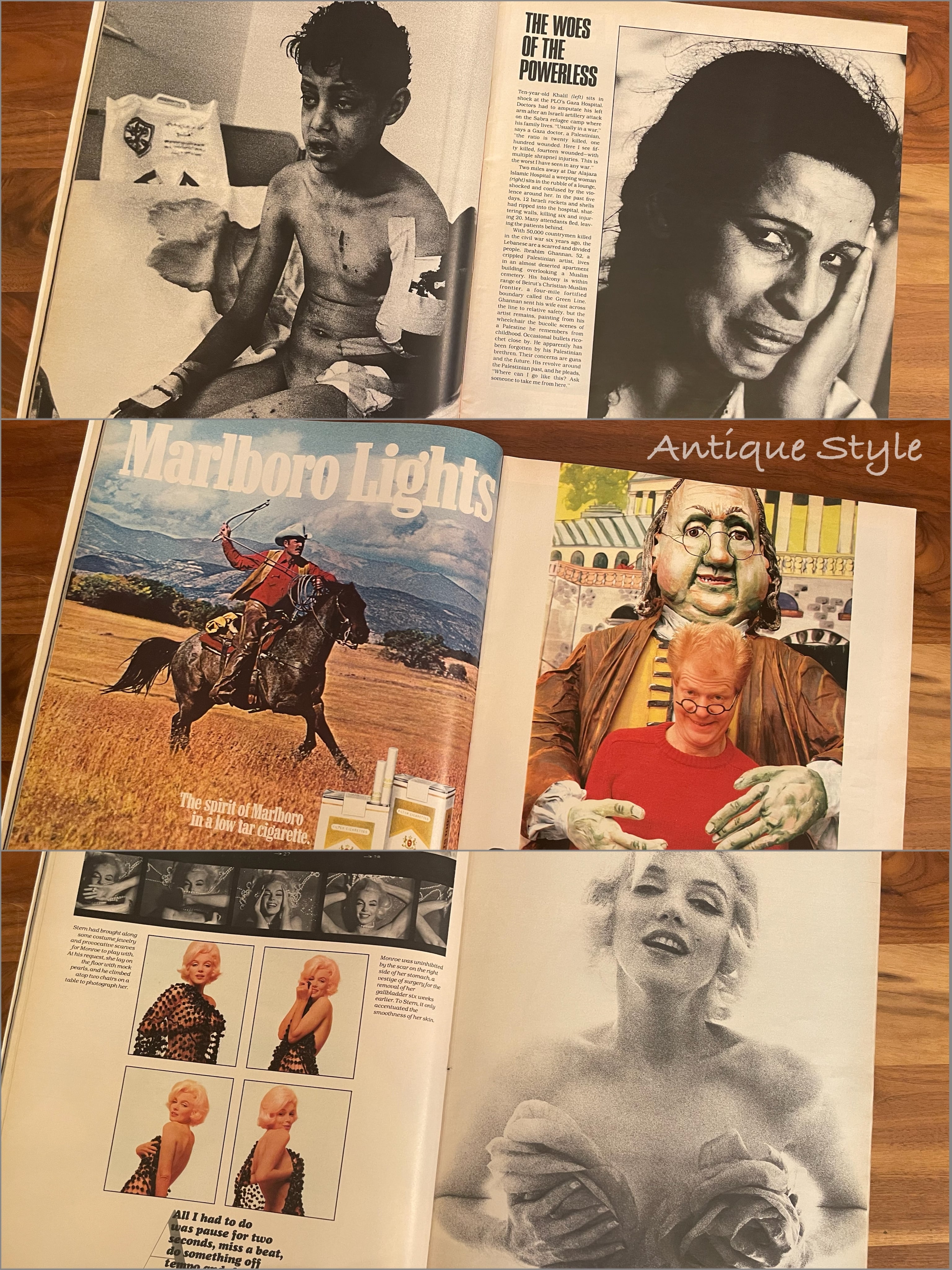 レア LIFE 1982年 8月 マリリン・モンロー 未公開写真 The Unseen