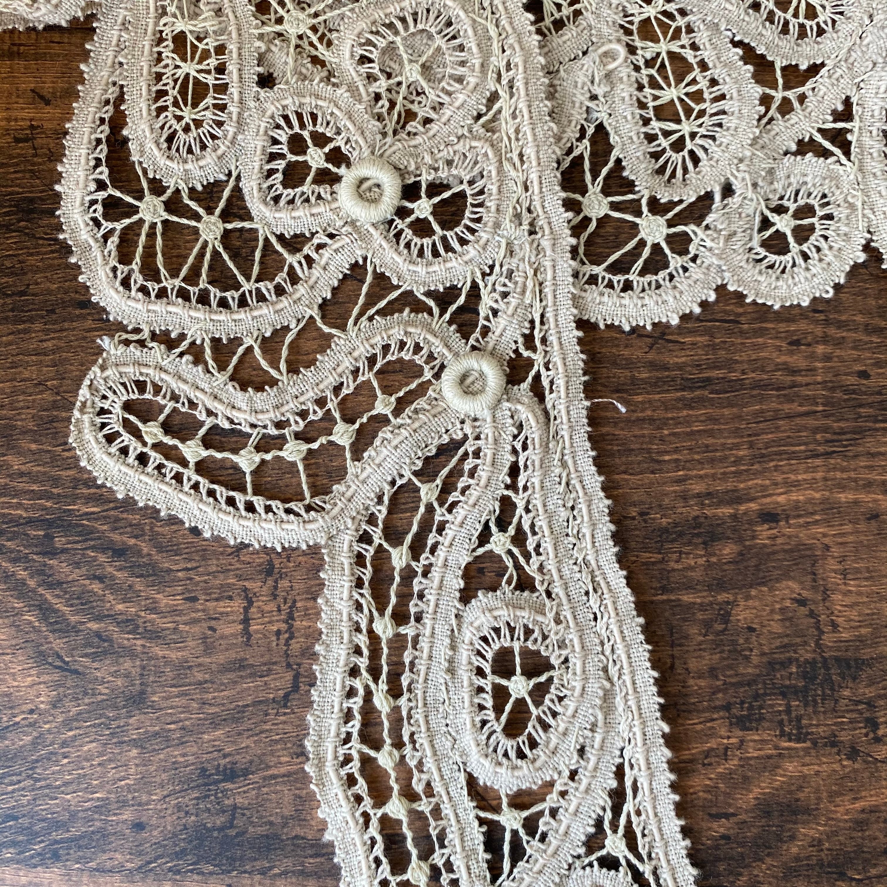 France アンティークレース付け襟 f / de0155 | Petit Musée | プチミュゼ