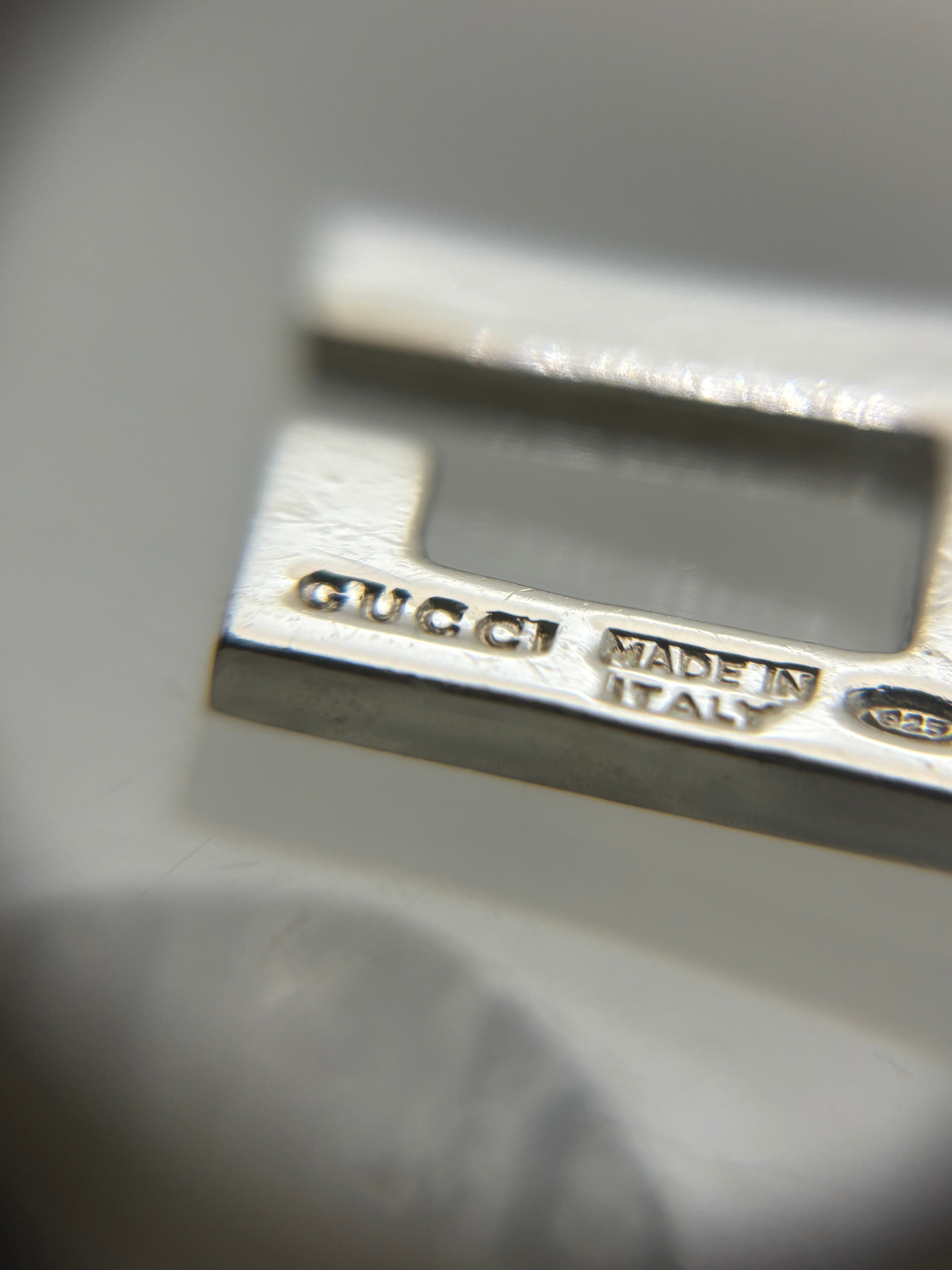 美品 オールドグッチ GUCCI Gシェイプ ピアス トムフォード期