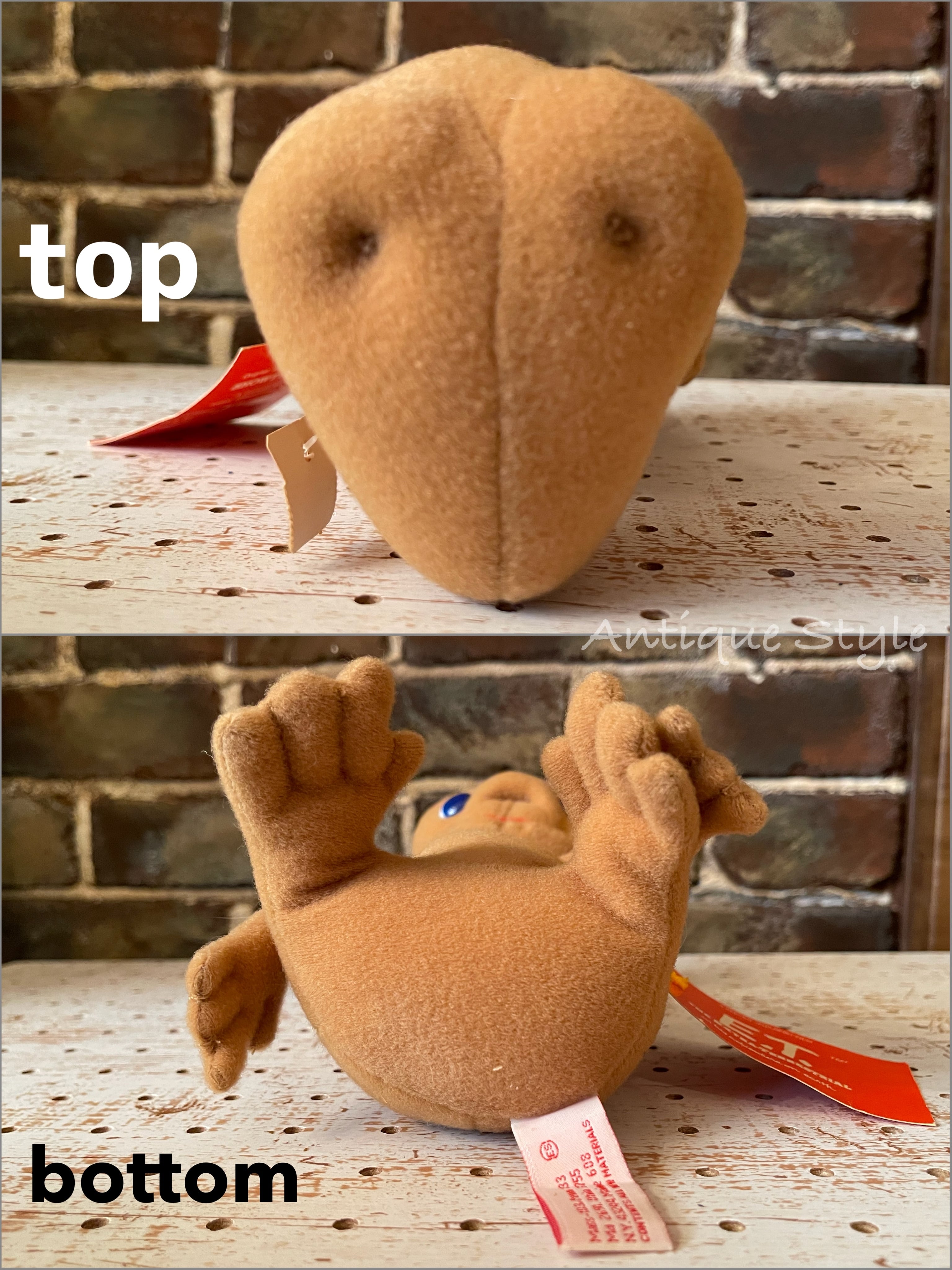 1982s E.T. KAMAR カマー ヴィンテージ ぬいぐるみ (小) タグ付き