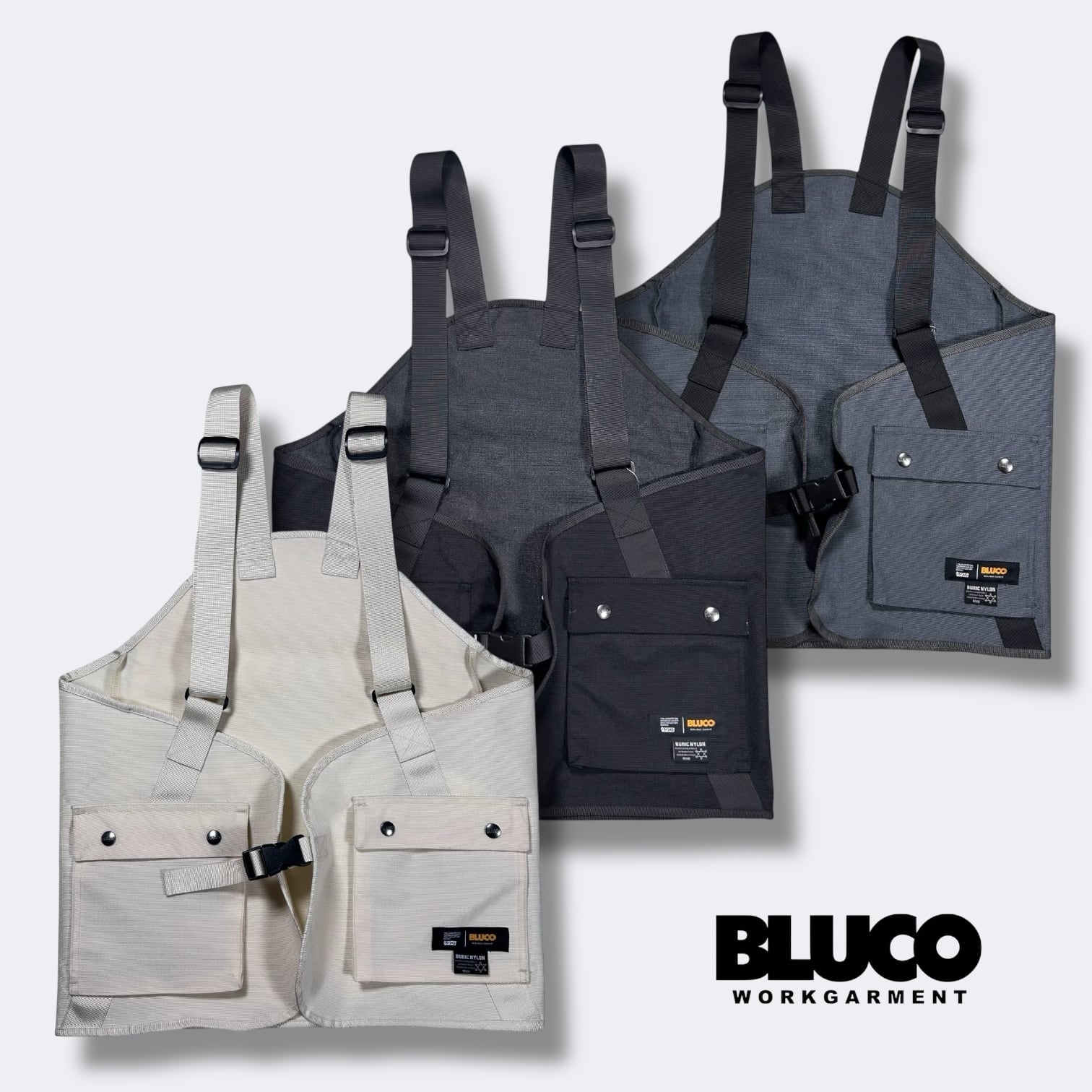 BLUCO ブルコ BRICKナイロン ユーティリティベスト ナイロンベスト
