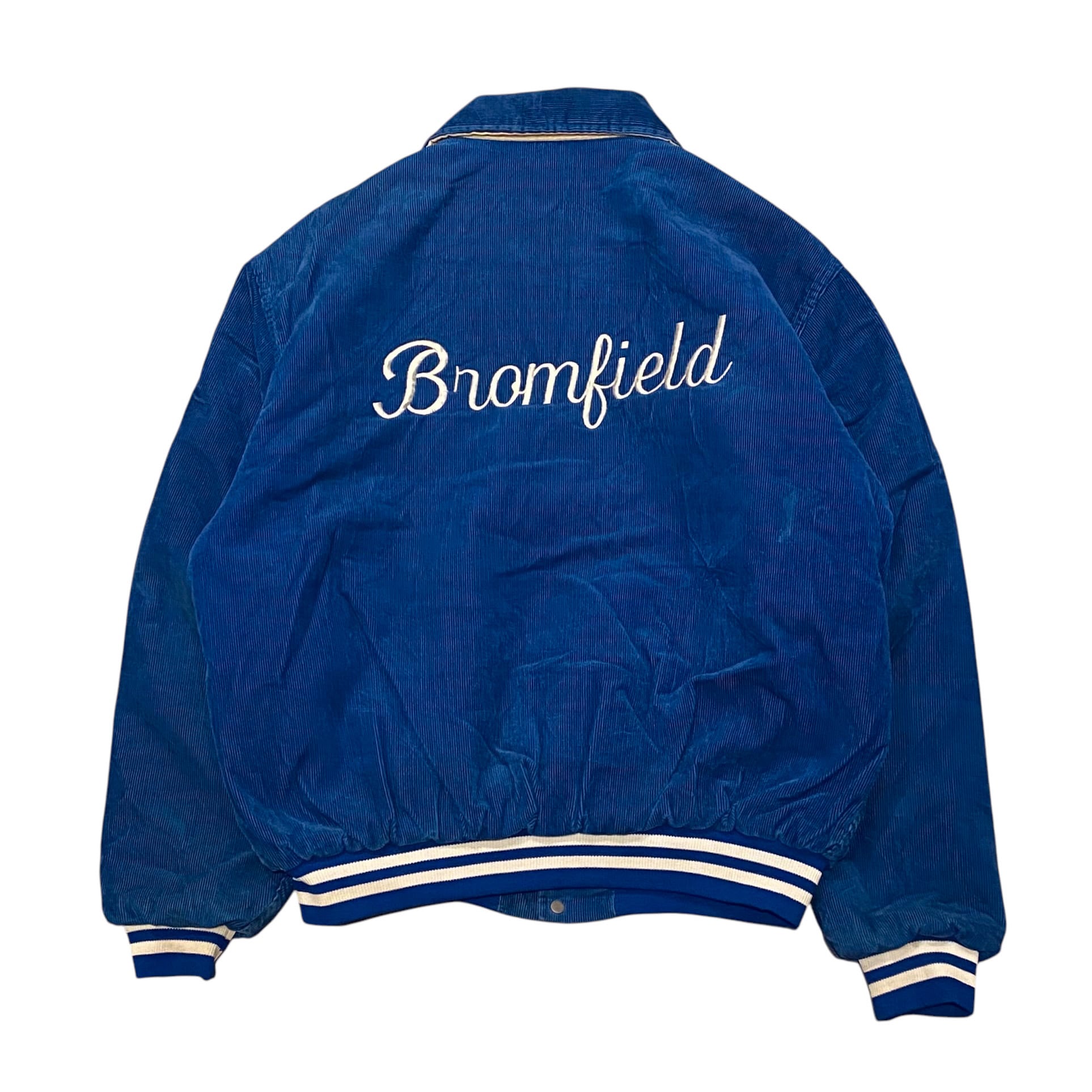 80's Rennoc Corduroy Varsity Jaket XL / レノック スタジャン