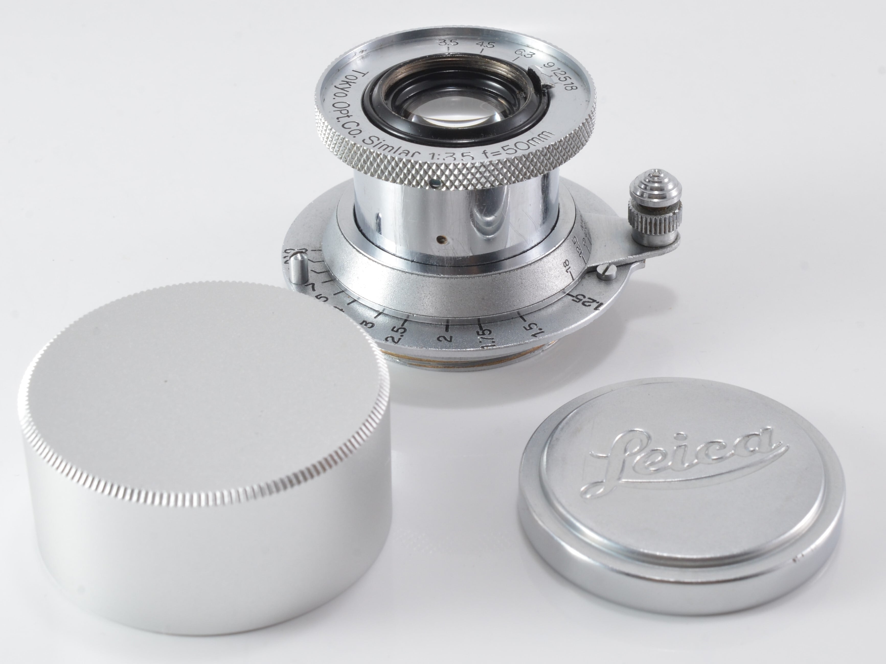 沈胴 東京光学 Simlar 5cm F3.5 Lマウント Leotax レオタックス Topcor