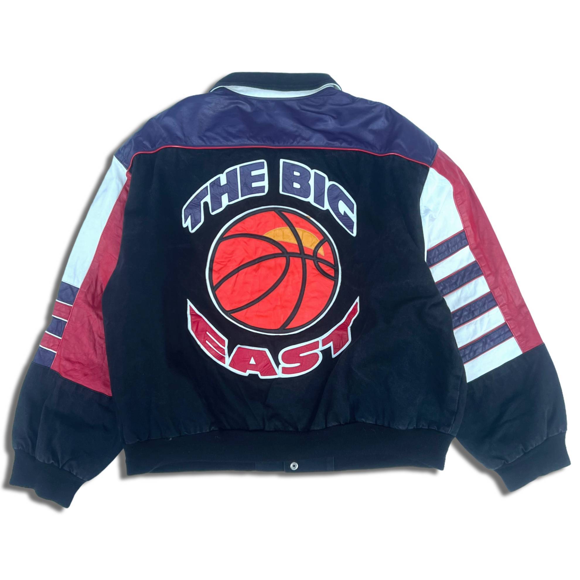 90s USA製 ジェフハミルトン スタジャン 3XL バスケットボールロゴ