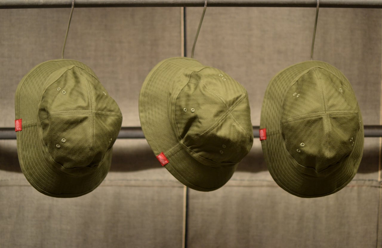 BONCOURA（ボンクラ） USネイビー ハット ミリタリーヘリンボーン | KURA