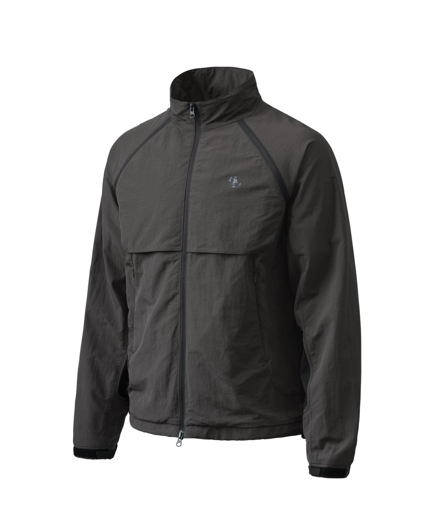 SAN SAN GEAR] SLASH ZIPPER JACKET [BROWN] 正規品 韓国ブランド 韓国