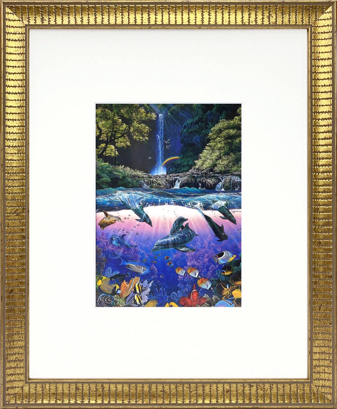 ラッセン ミニアート「ジ インフィニット ウェイ」額縁 2種展開 絵画