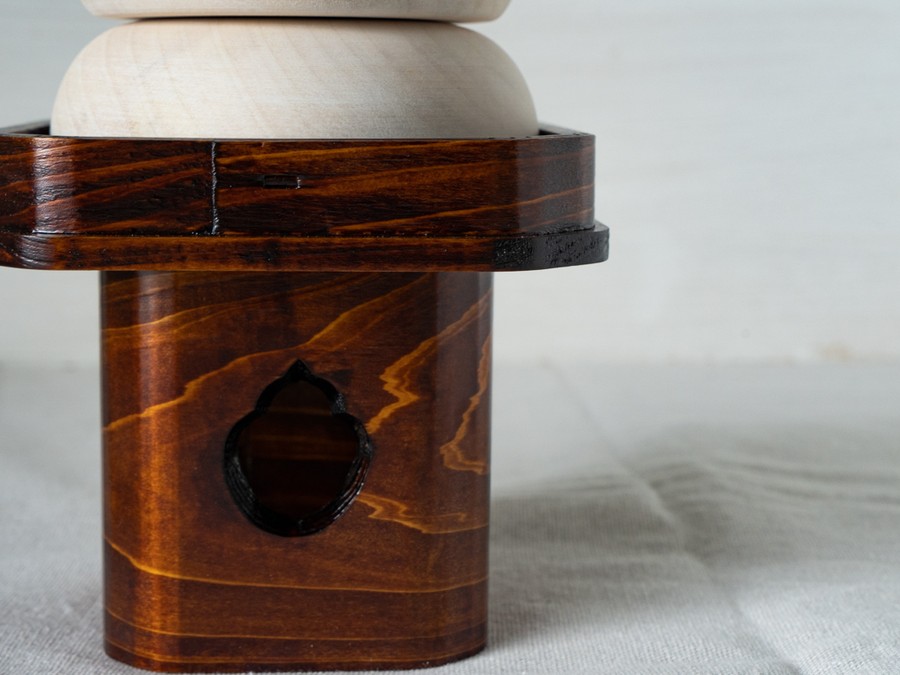 木のお鏡餅 Sサイズ | わたなべ木工芸WEB SHOP