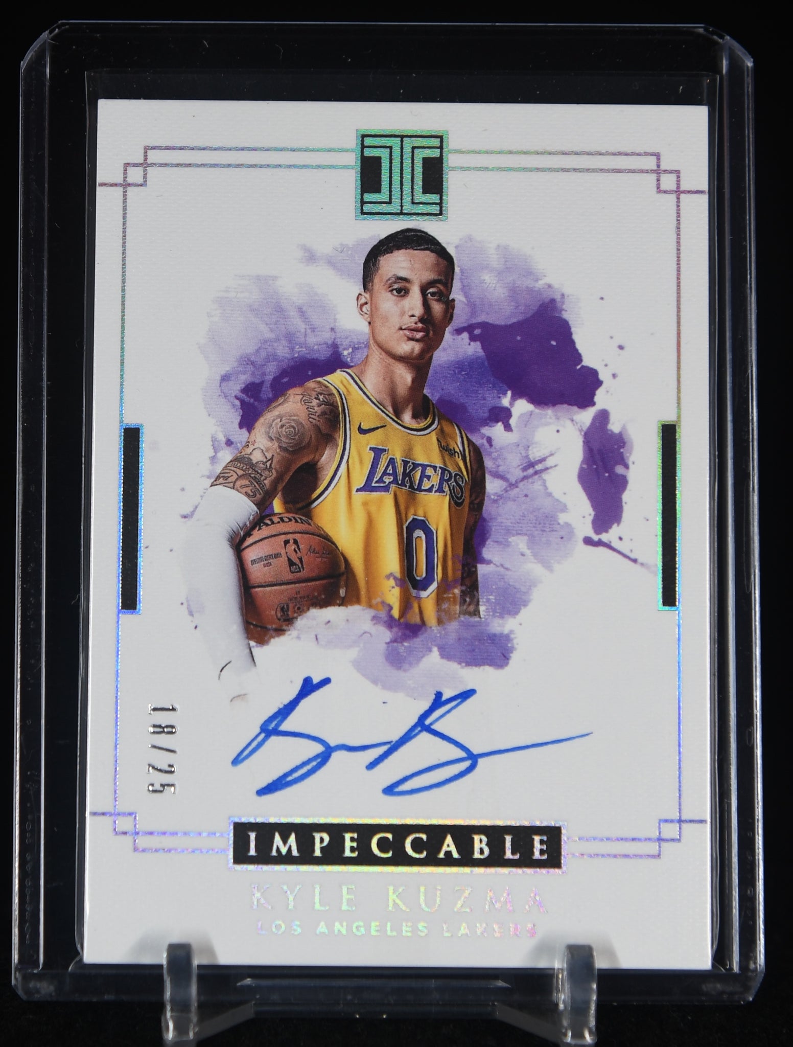 Kyle Kuzma 2018-19 Panini Impeccable Impeccable Stars Signatures