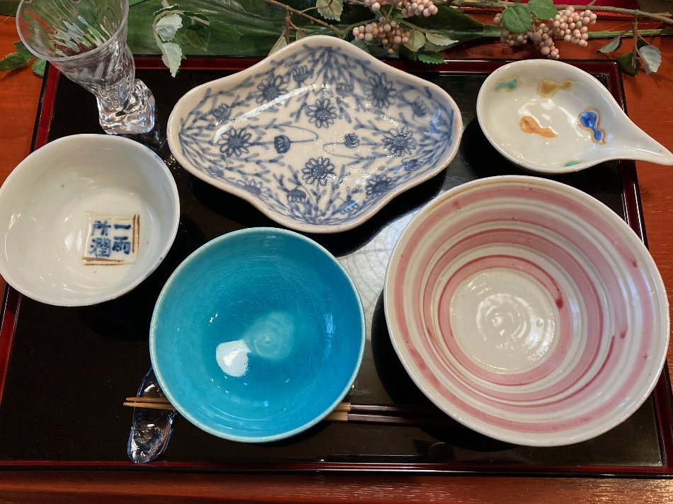 BB-IZUMI|作家ものの器-藤井敬之 志野染付カモミール文木瓜皿