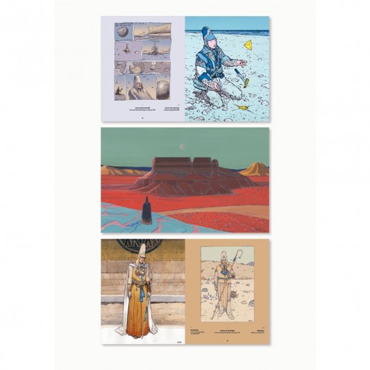 Artbook - Le Petit Panthéon Moebius - Arzak: Beaux Livres Pop